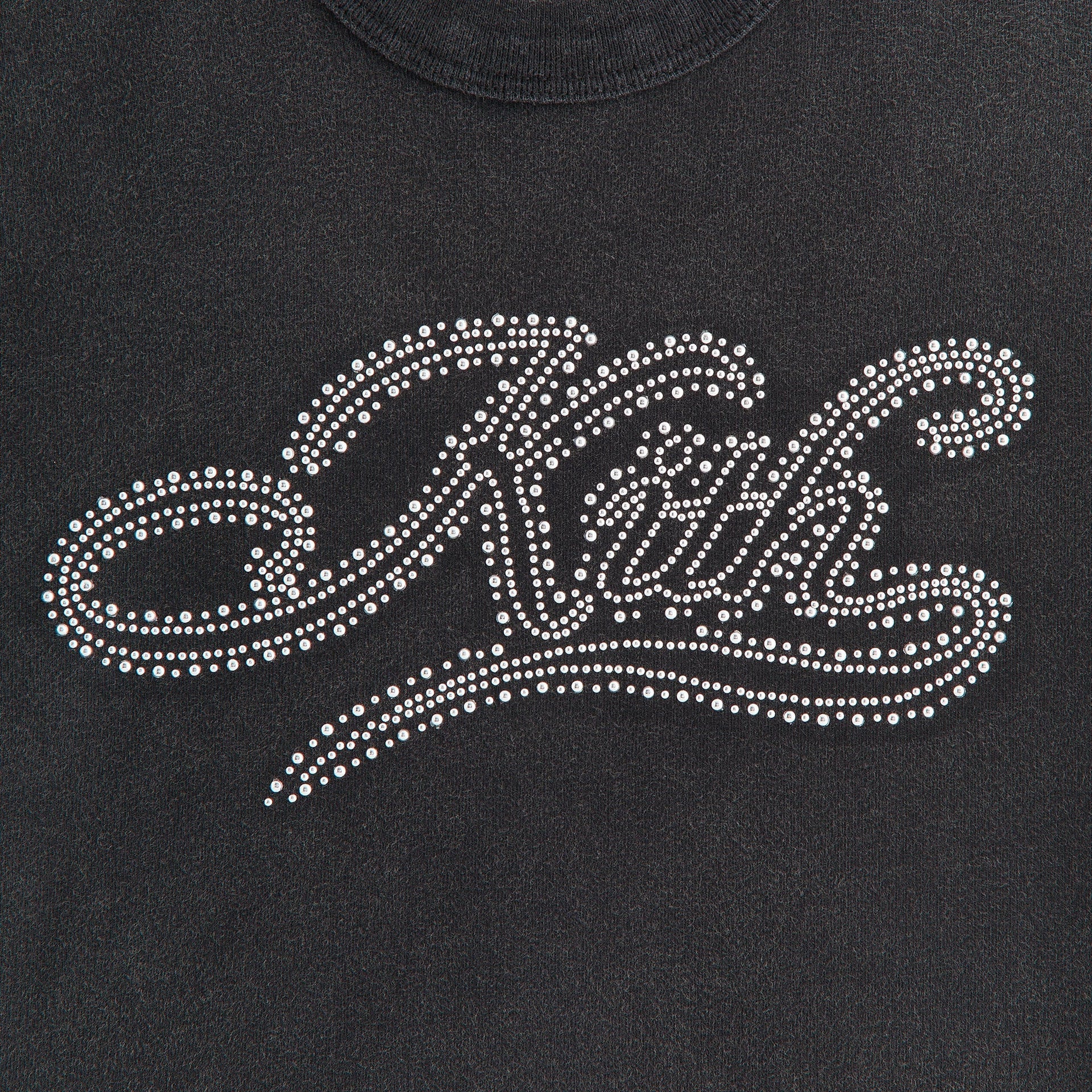 Kith Women Mulberry Studded Vintage Tee - Black - PH