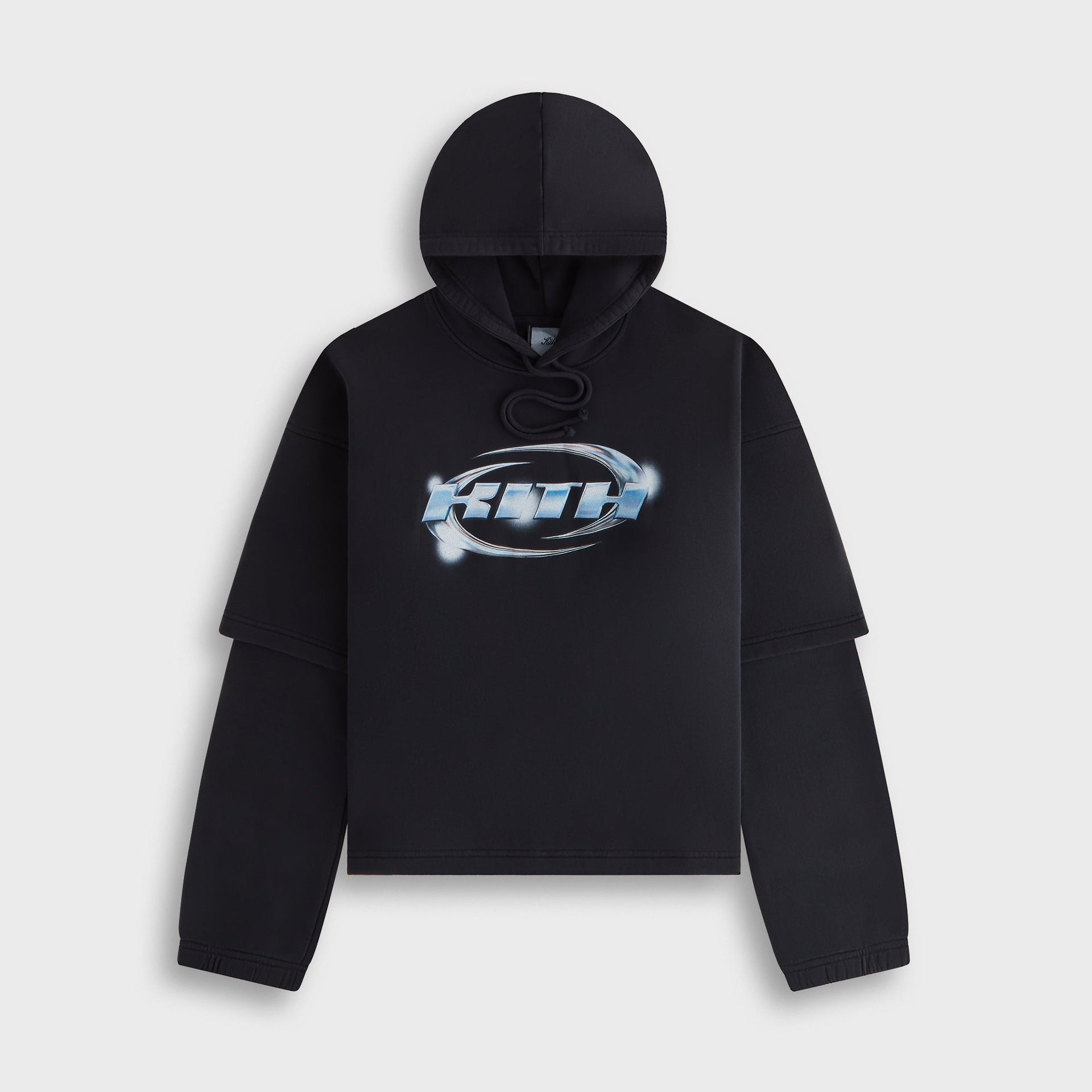 Kith Women Kora Layered Hoodie - Black - PH
