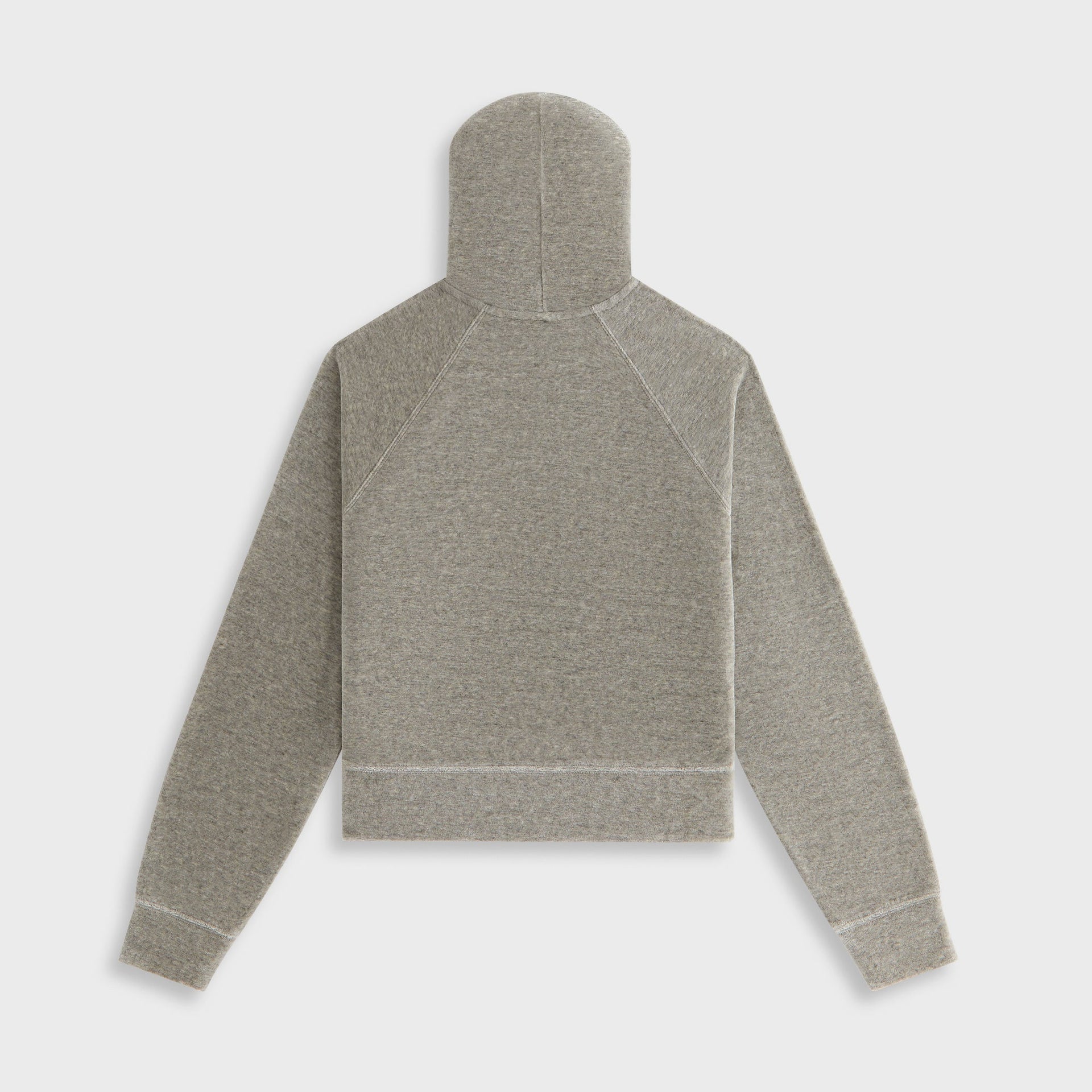 Kith Women Tatum Velour Hoodie - Light Heather Grey