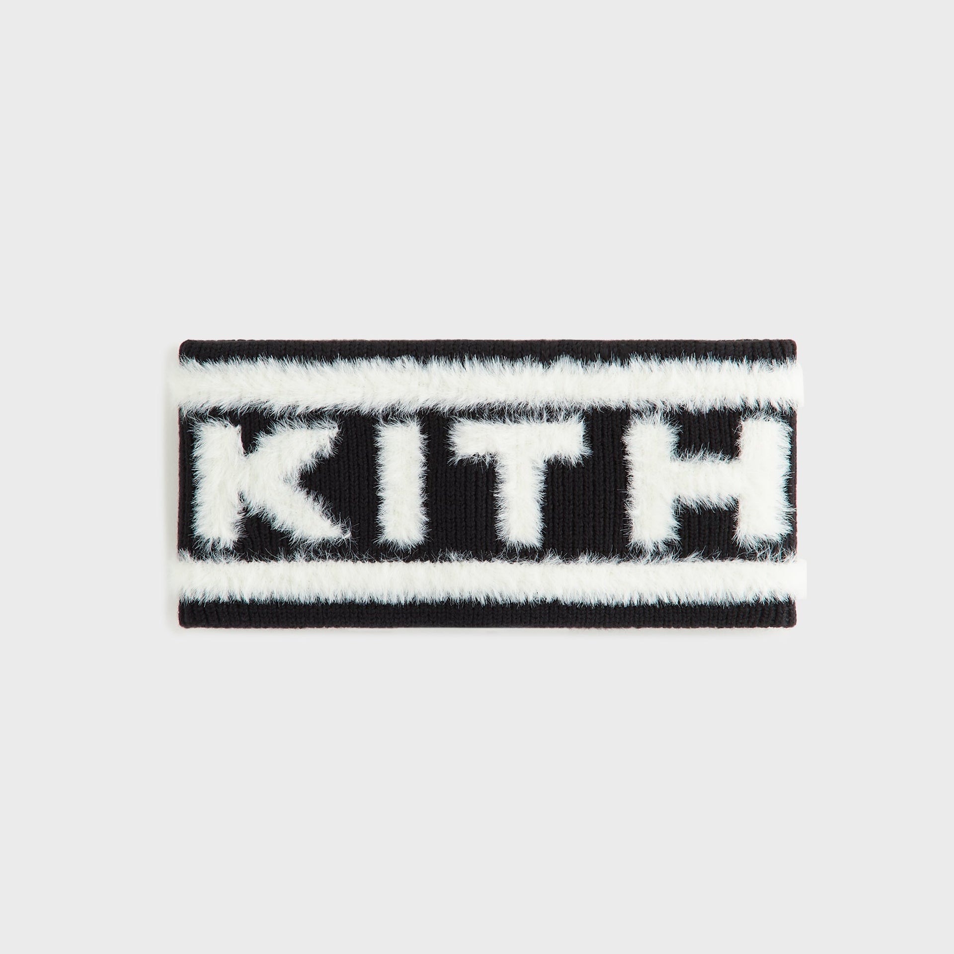 Kith Women Jacquard Rib Headband - Black - PH