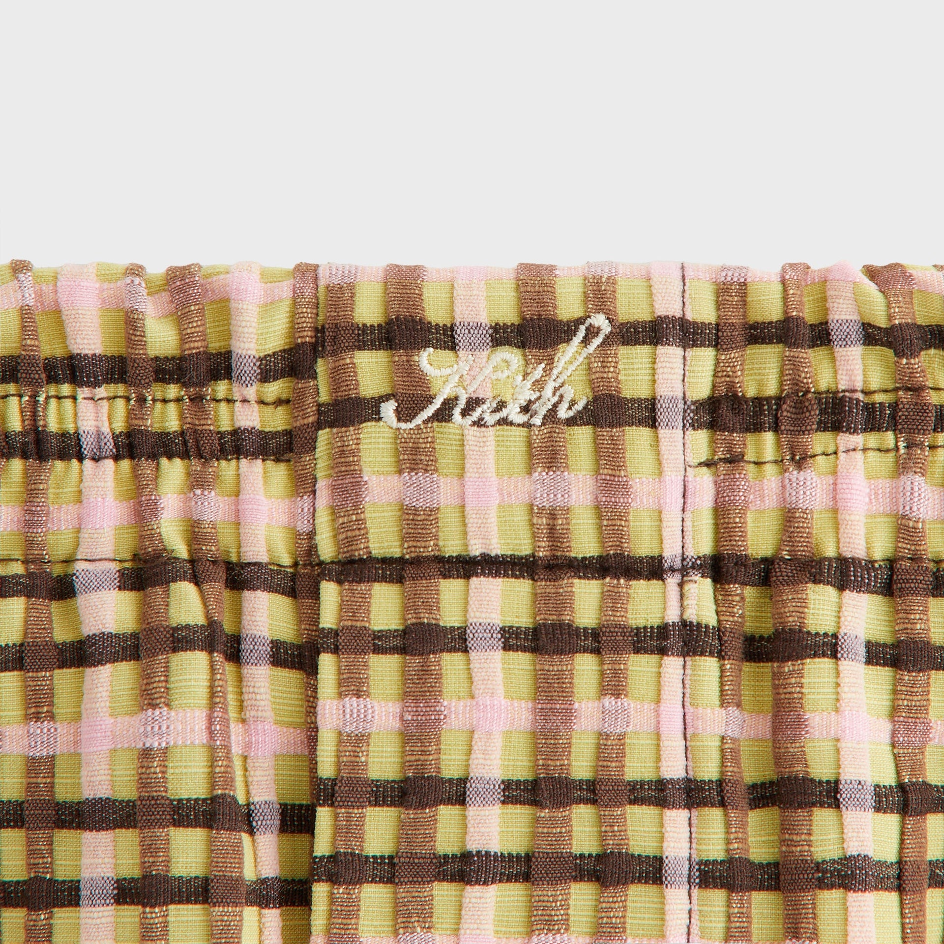 Kith Women Ida II Bubble Check Boxer Short - Protea