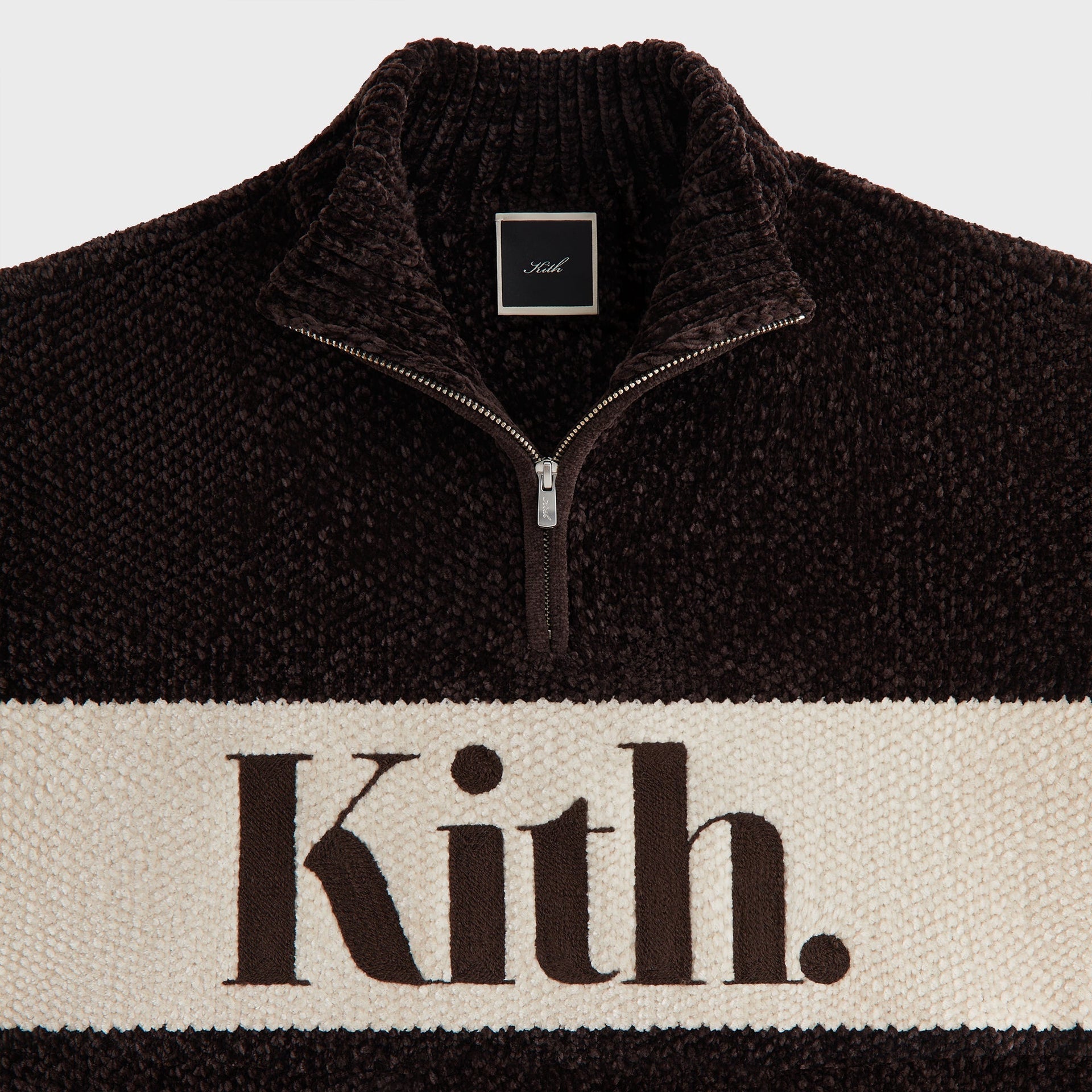 Kith Women Hunter II Chenille Punctuated Quarter Zip - Incognito - PH