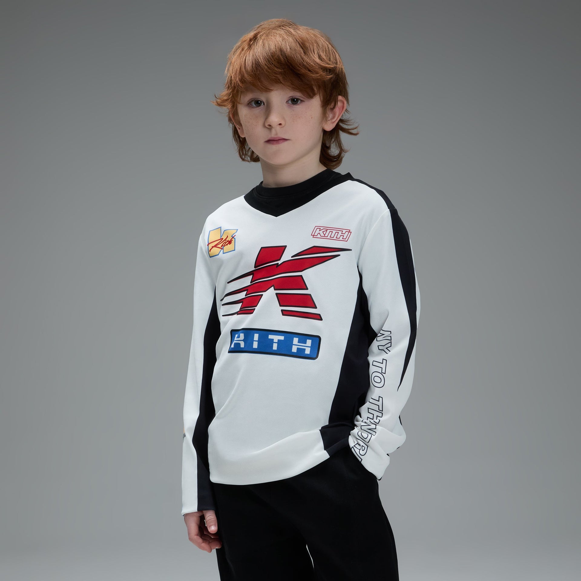 Kith Kids Ridley Speed Logo Shirt - Sandrift