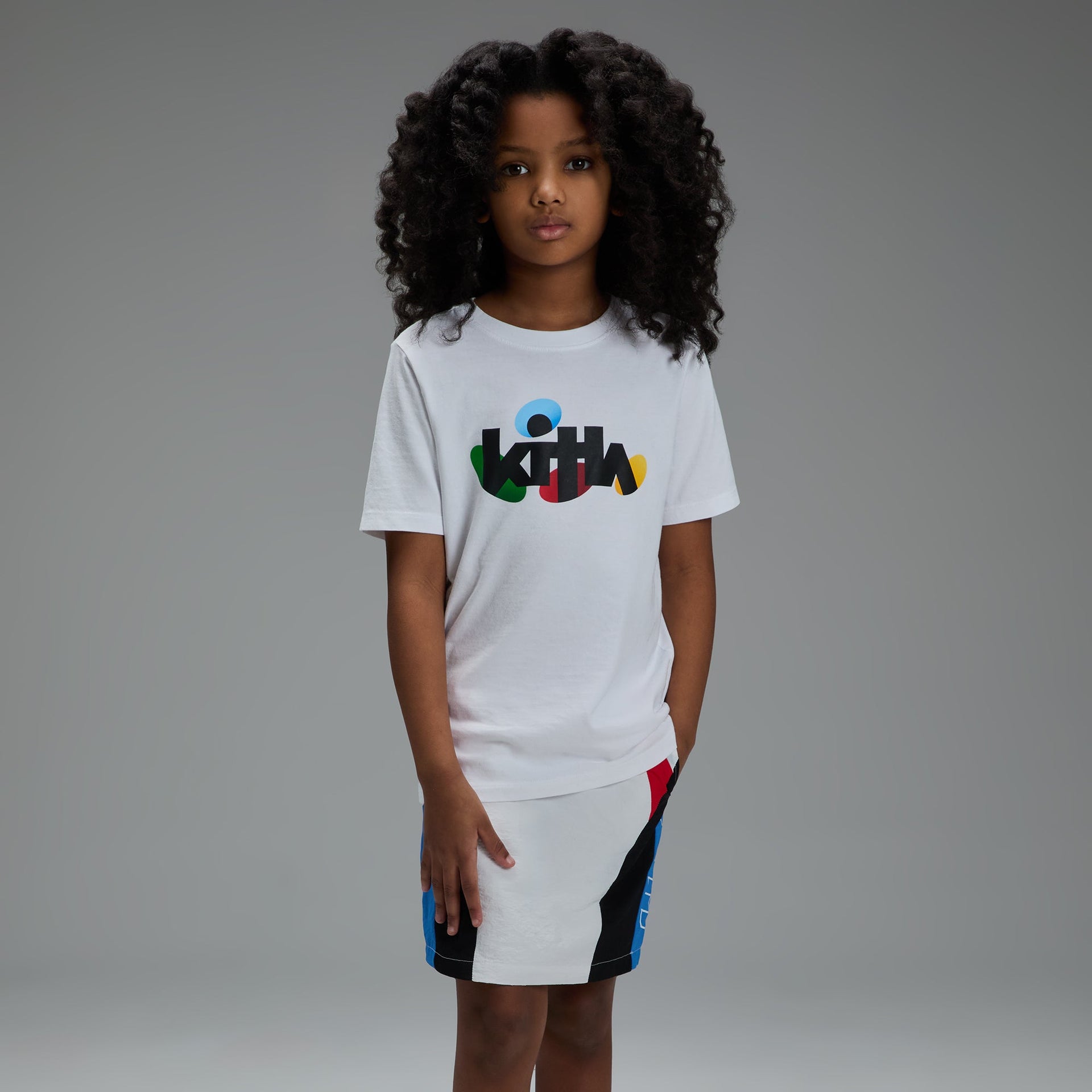 Kith Kids Portal Tee - White