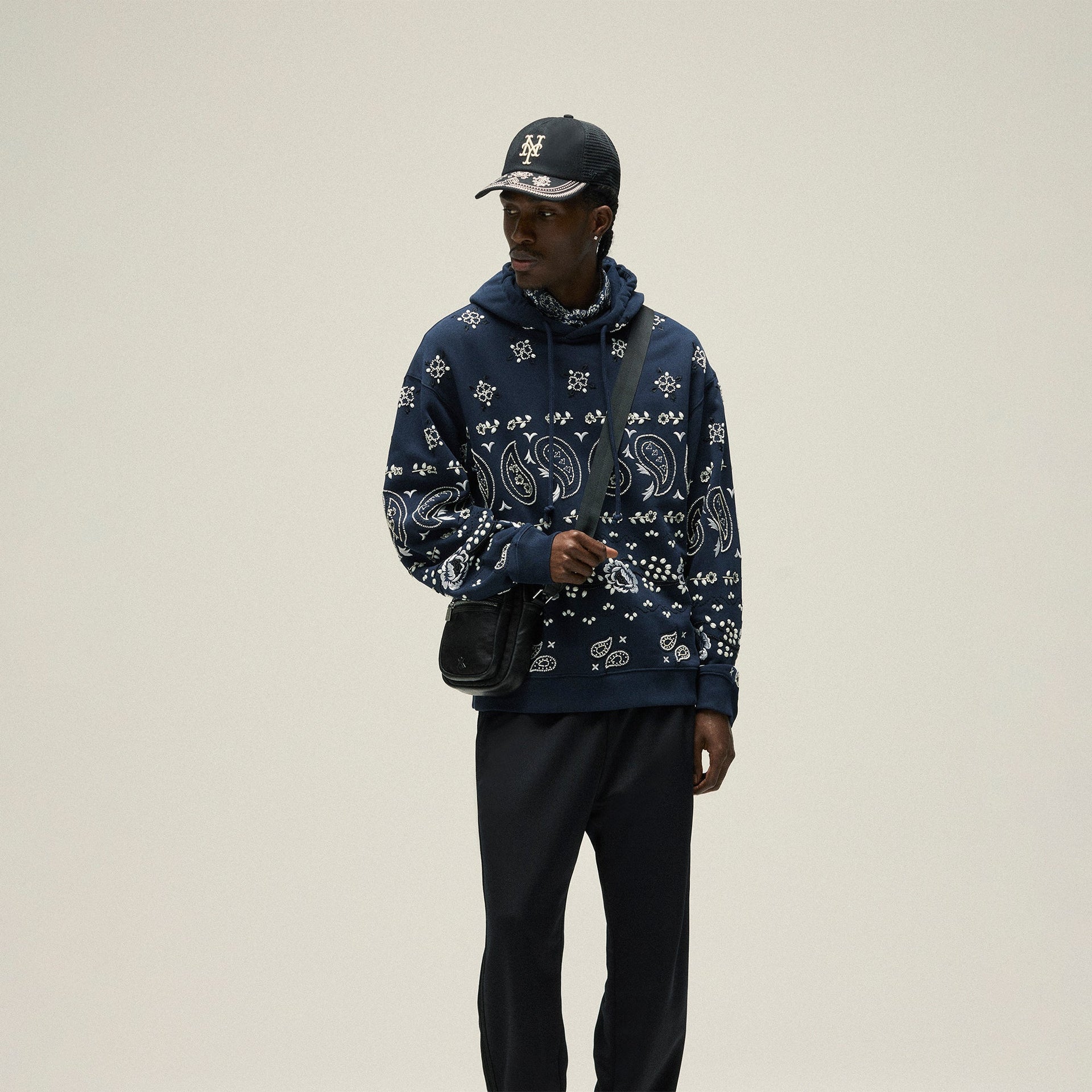 Kith & '47 for the New York Mets Franchise LS Trucker Hat - Black