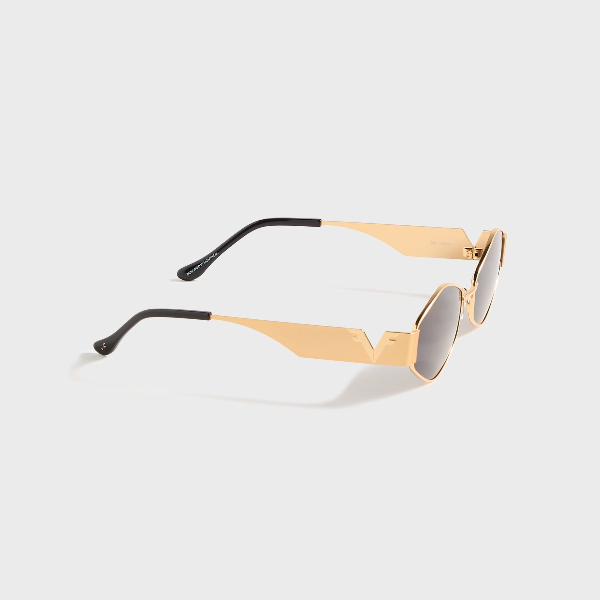 Vintage Frames Cypher 2 24KT - Yellow Gold / Black