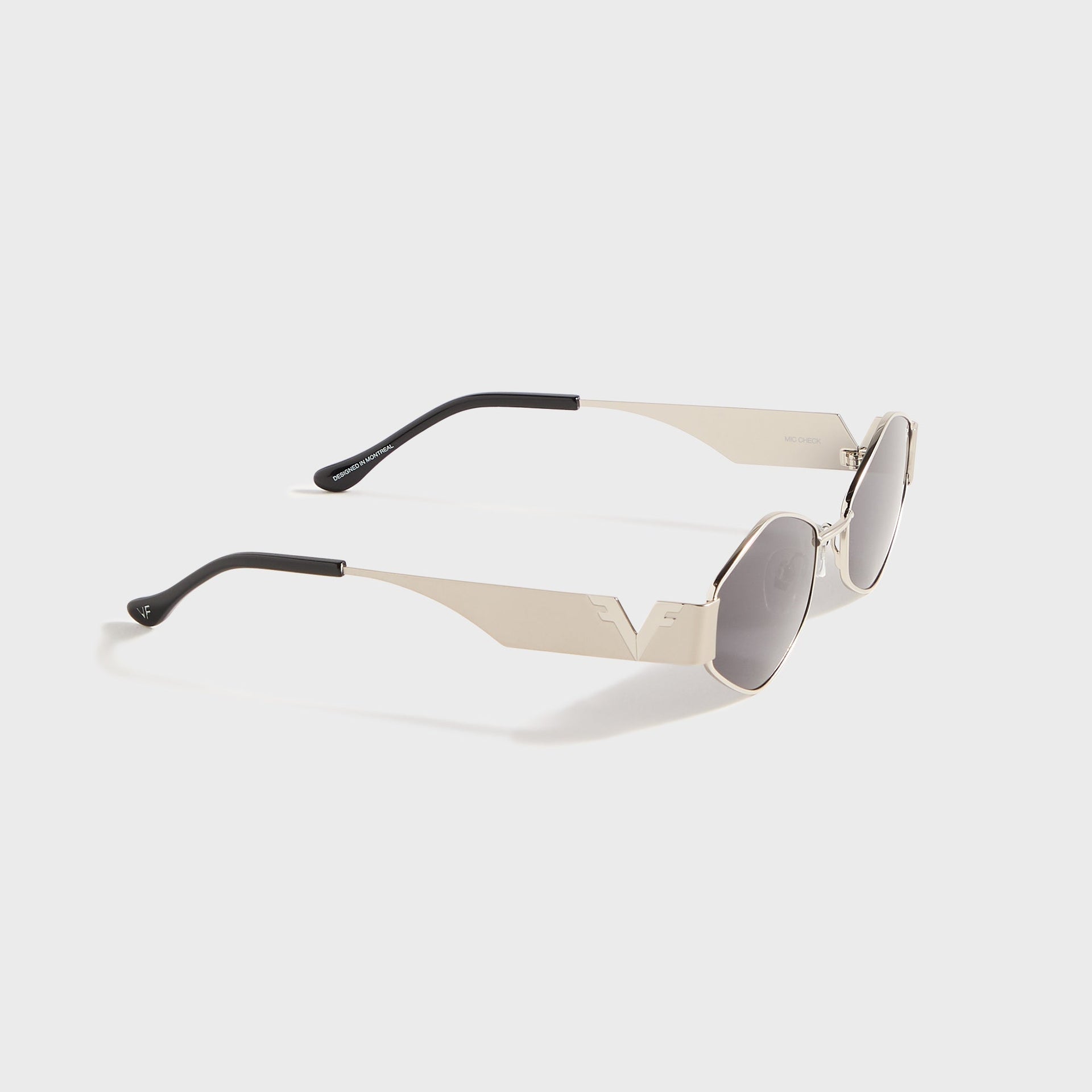 Vintage Frames Cypher 2 24KT - White Gold / Black