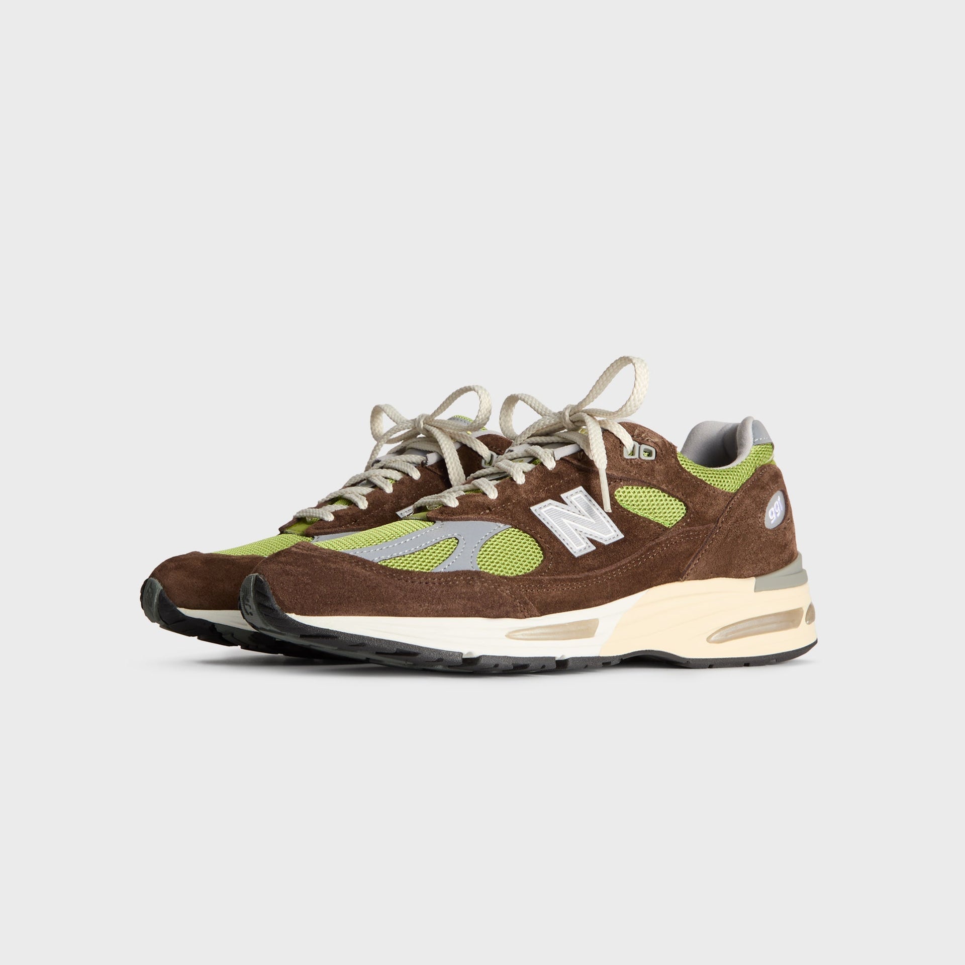 Kith & Daniëlle Cathari | New Balance Made in UK 991V2 "Reverse" - Chocolate Brown / Pistachio - PH