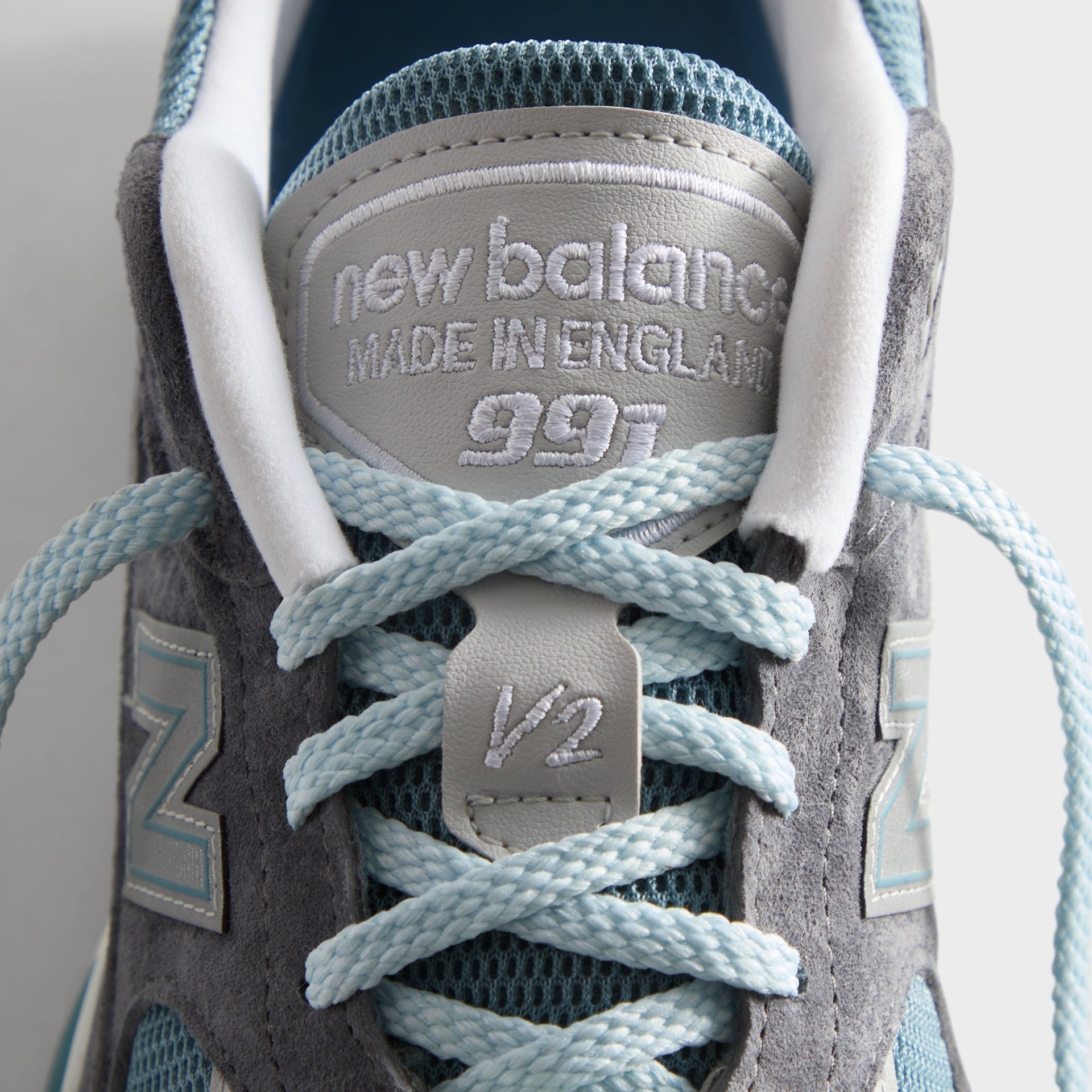 Kith & New Balance Made in UK 991V2 - Asphalt / Lead / Oyster Mushroom PH
