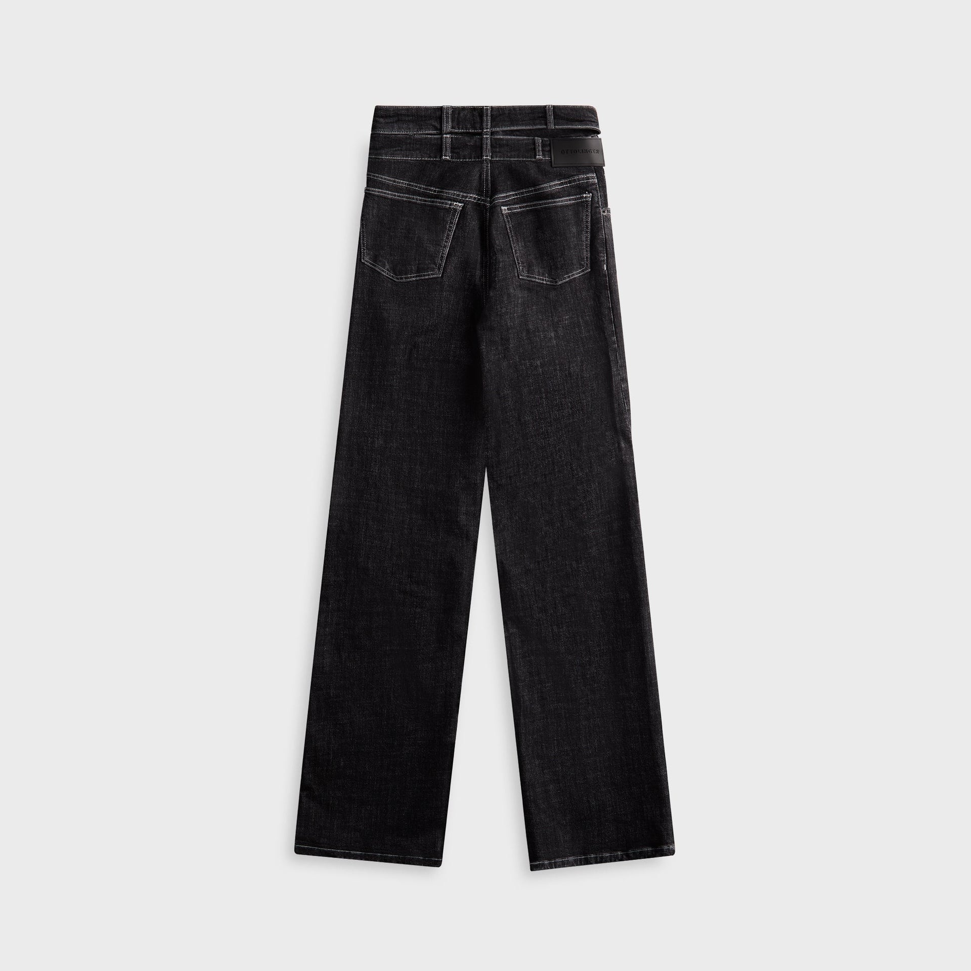 Ottolinger Strappy Signature Wrap Jeans - Black