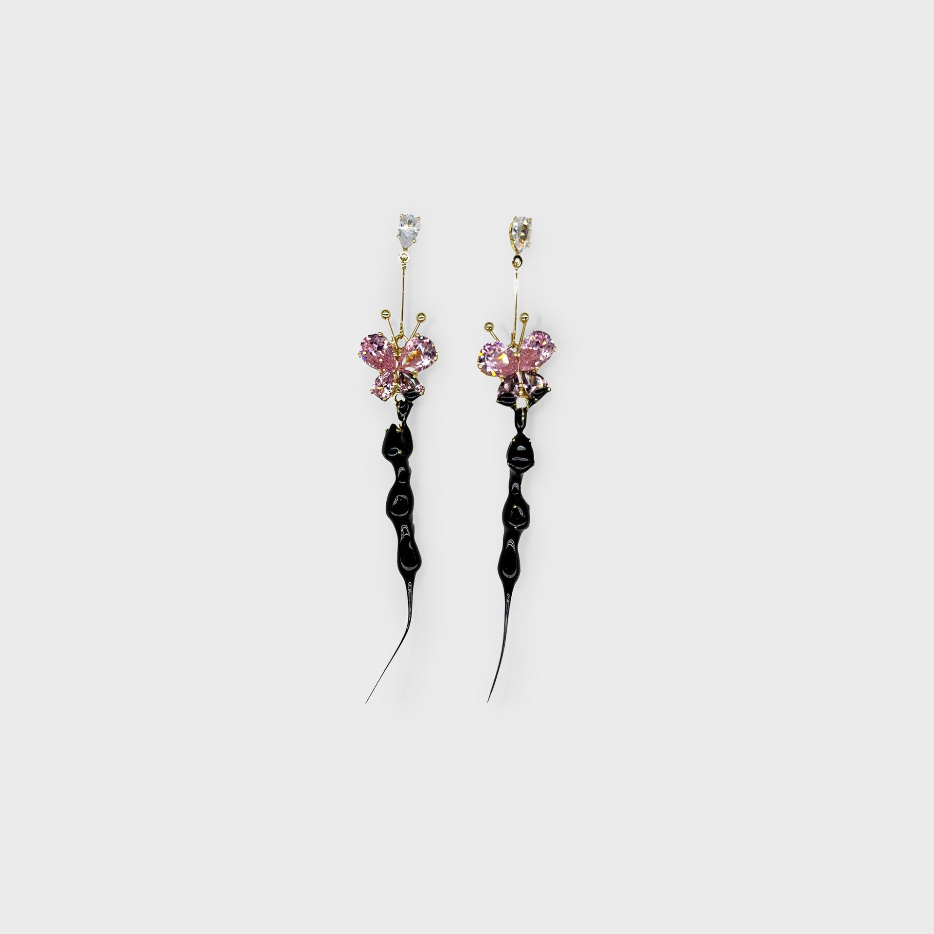 Ottolinger Butterfly Earring - Gold / Black