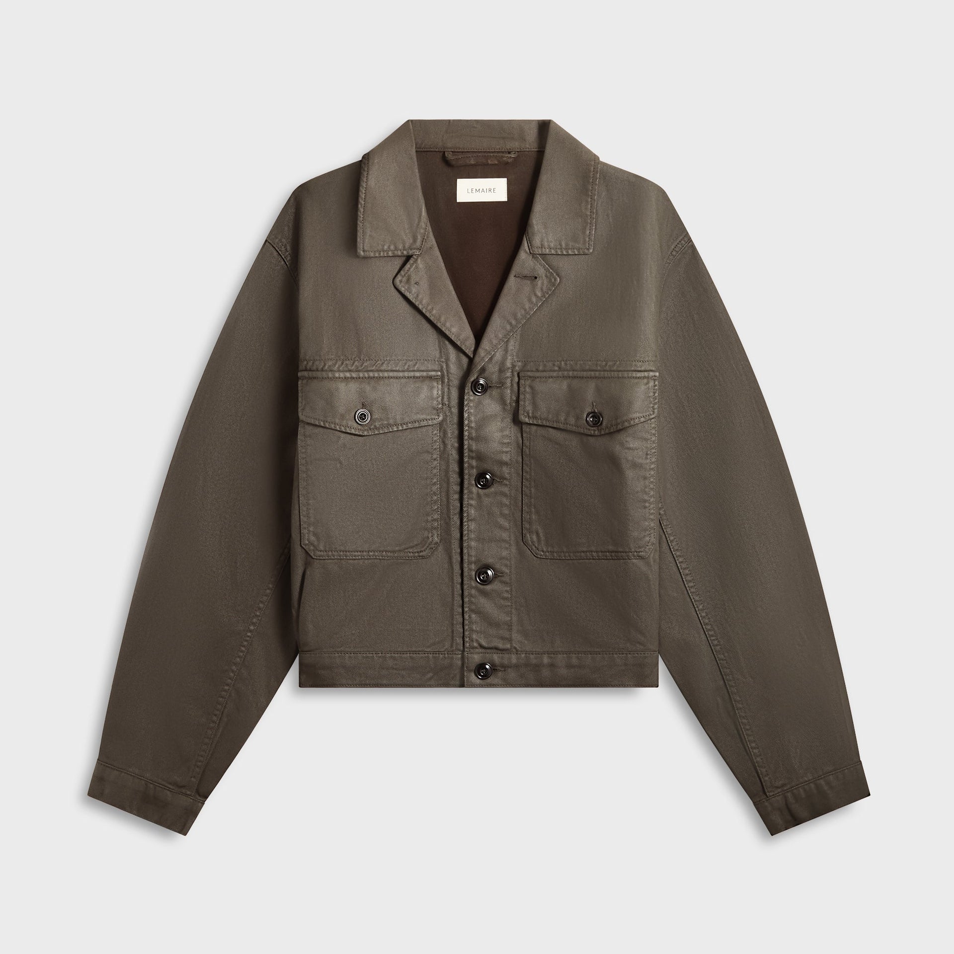 Lemaire Trucker Jacket - Dark Chocolate