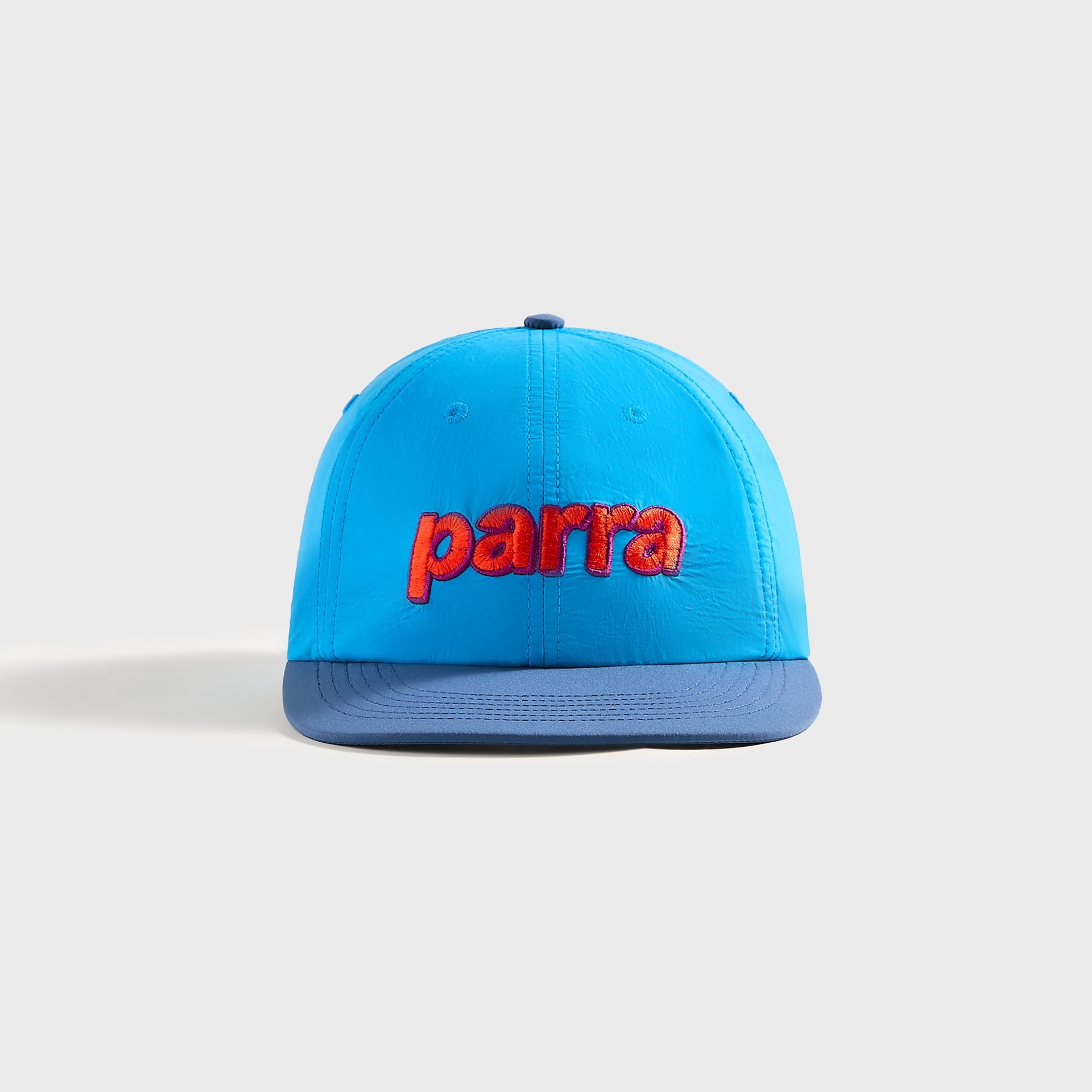 by Parra Lowercase 6 Panel Cap - Blue / Orange