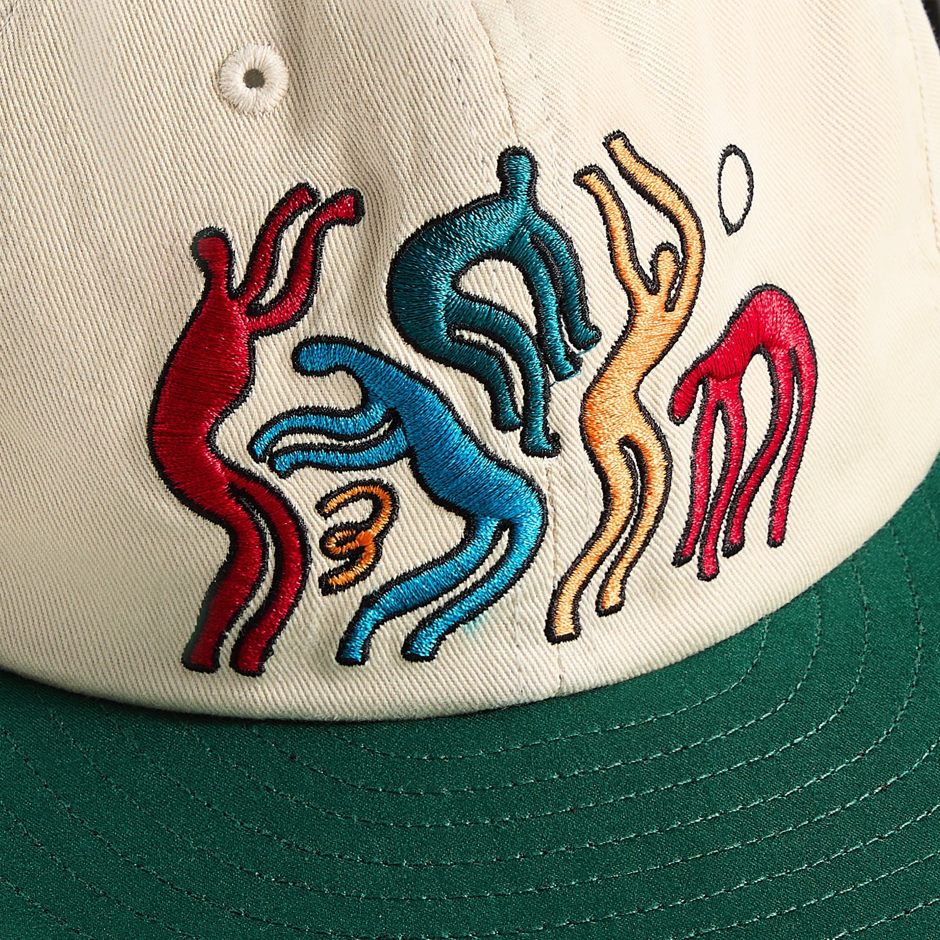 by Parra Lowercase La Chambre Nuit 6 Panel Cap - Off White
