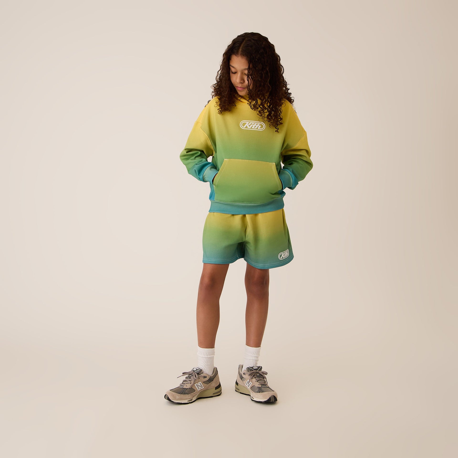 Kith Kids Ombre Liam Short - Parrot