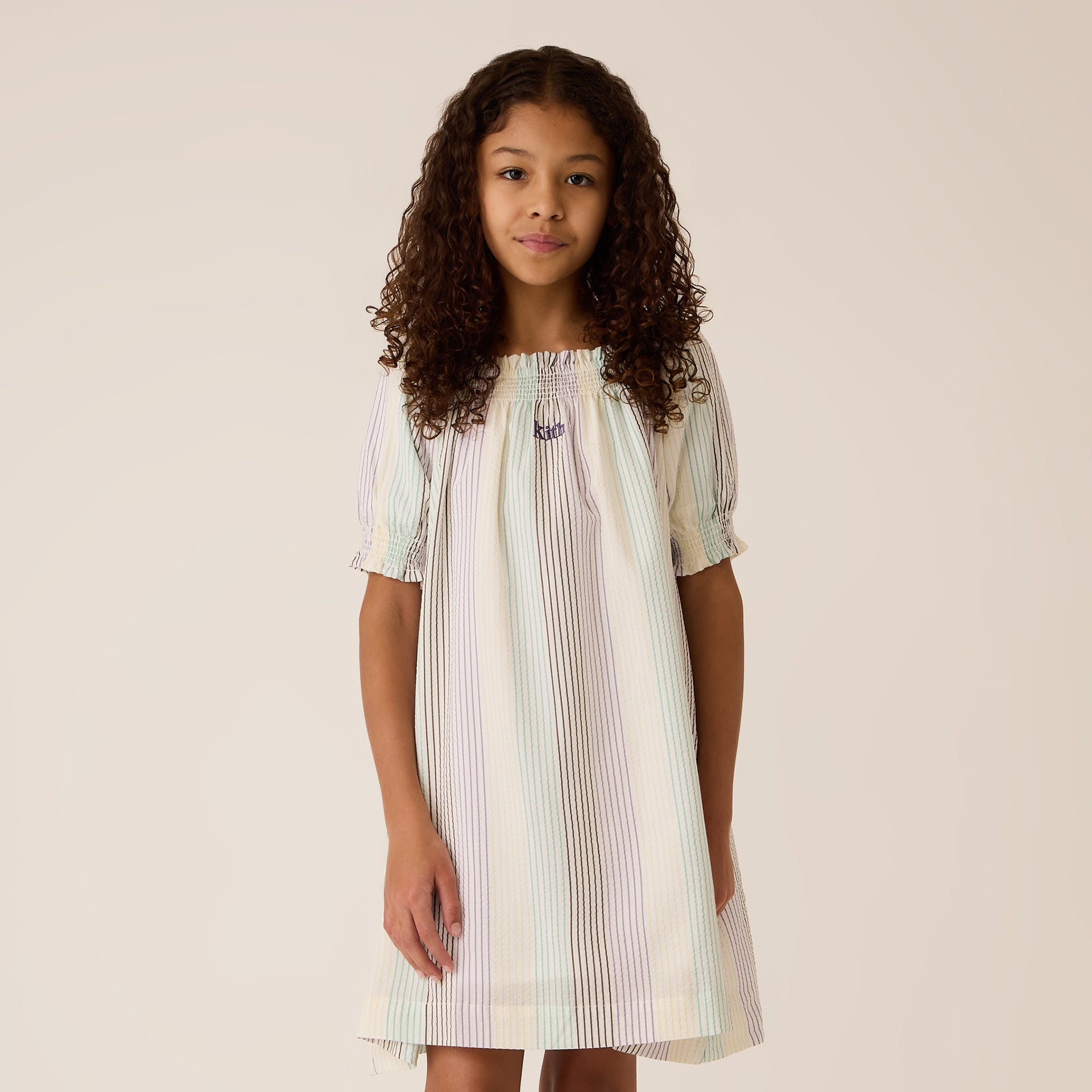 Kith Kids Striped Amina Mini Dress - Mykonos