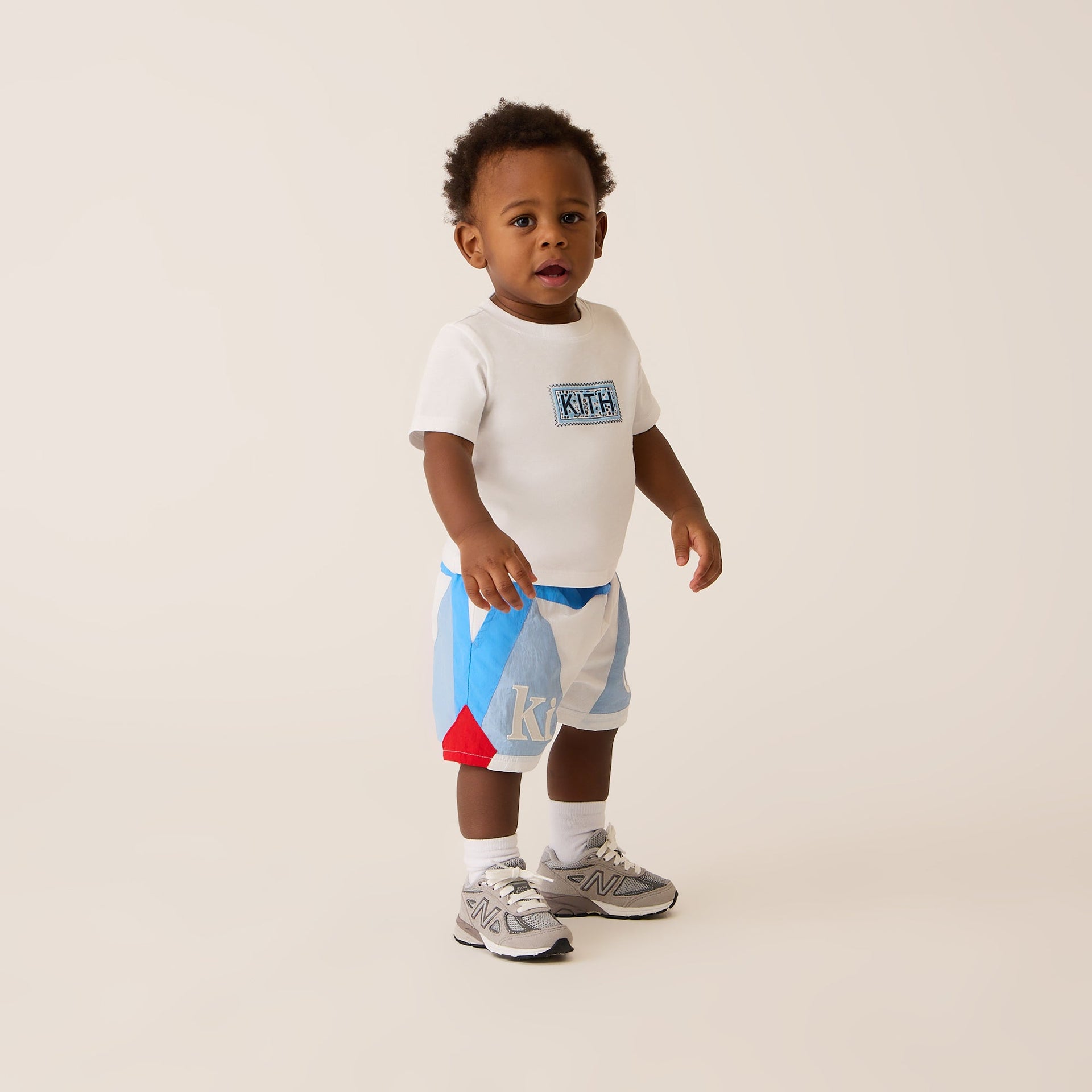 Kith Baby Needlepoint Tee - White