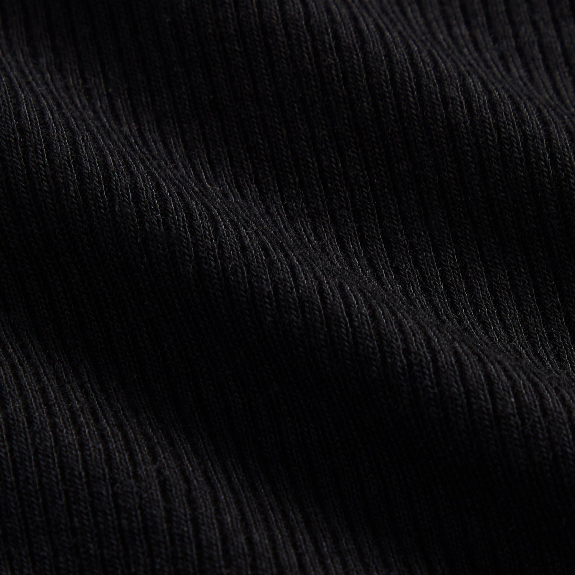 Sami Miro Vintage Open Seam Mini Tee - Rib Black