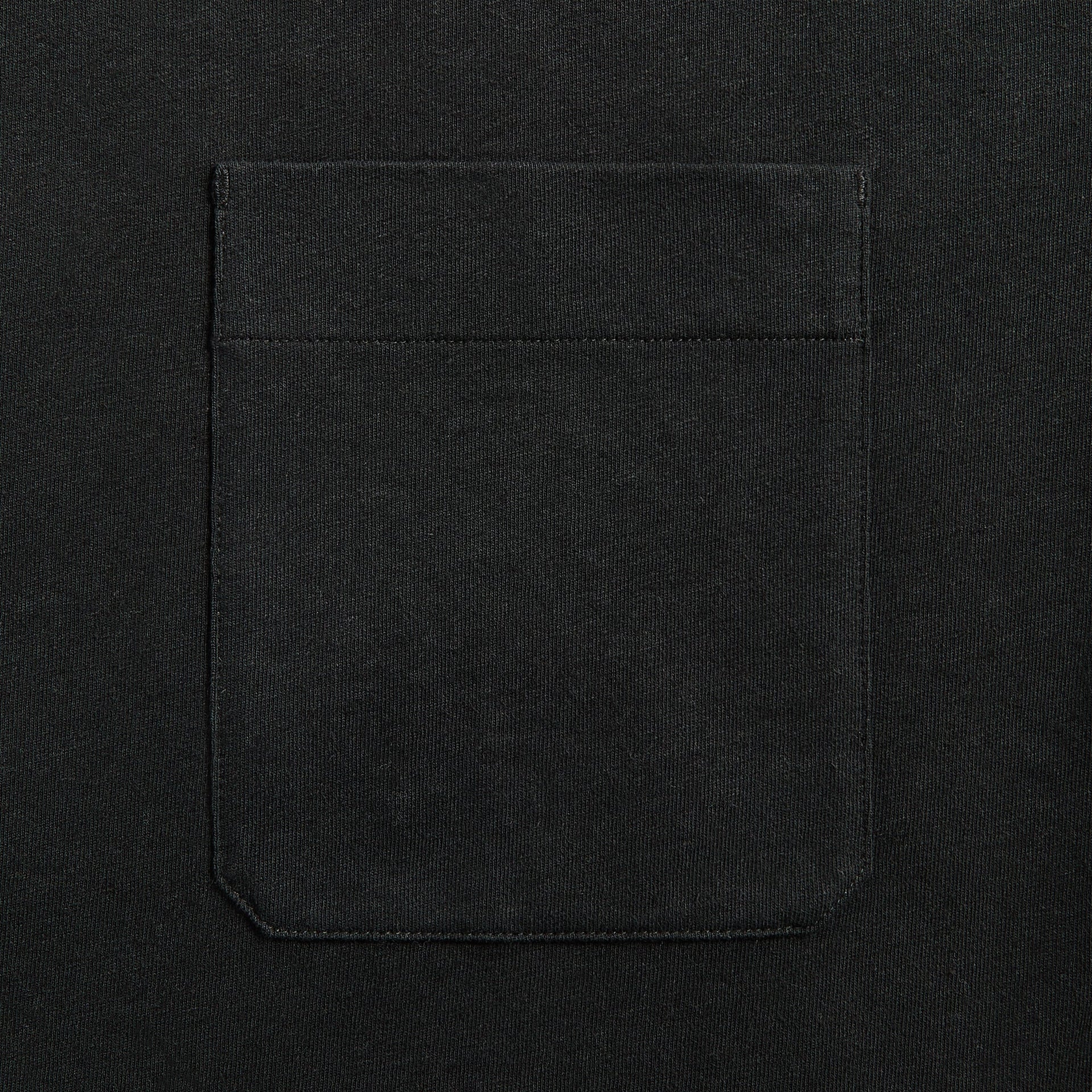 Lemaire Boxy Short Sleeve Tee - Jet Black