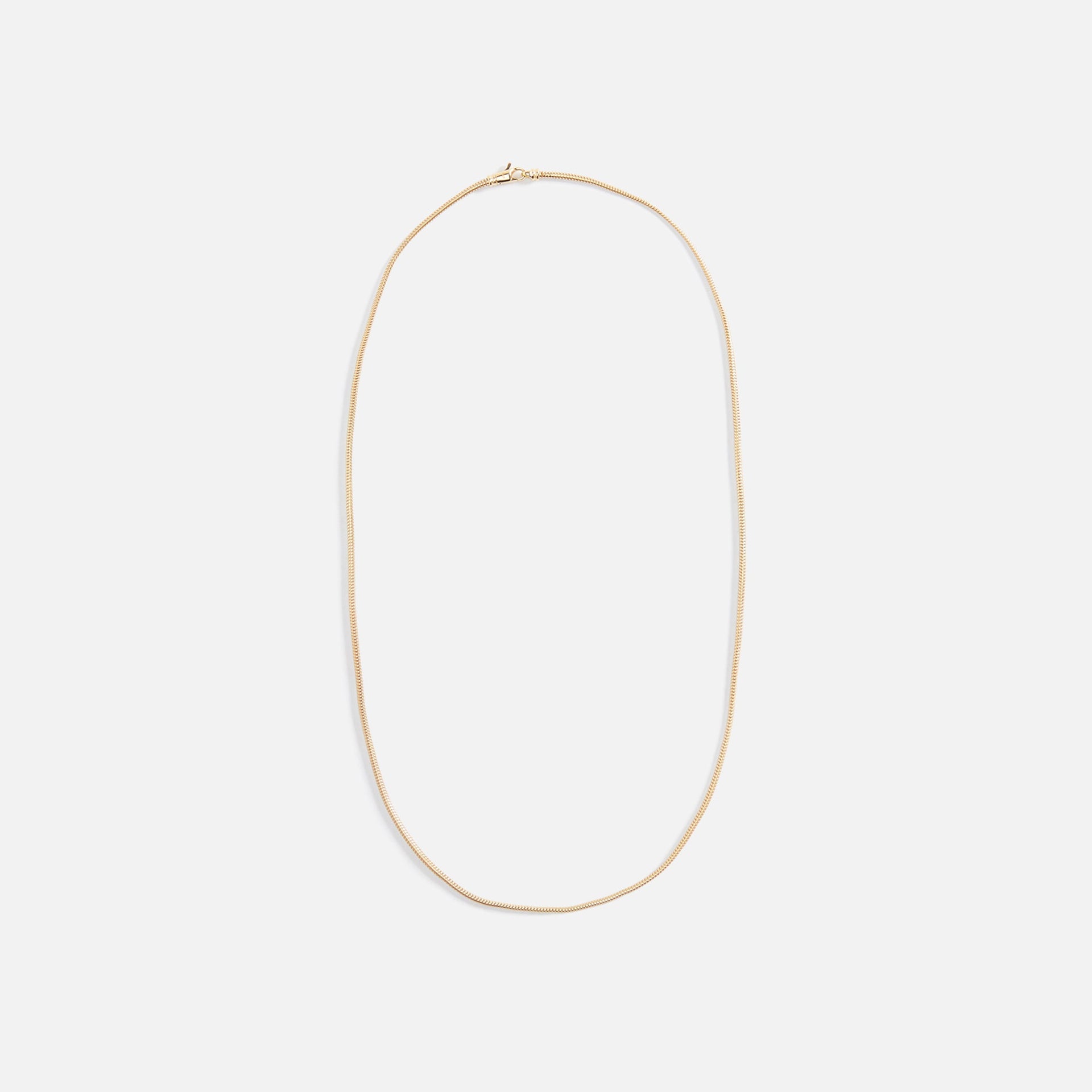 Tom Wood Snake Chain Slim Gold 925 Sterling Silver and 9K Gold - Silver / Gold