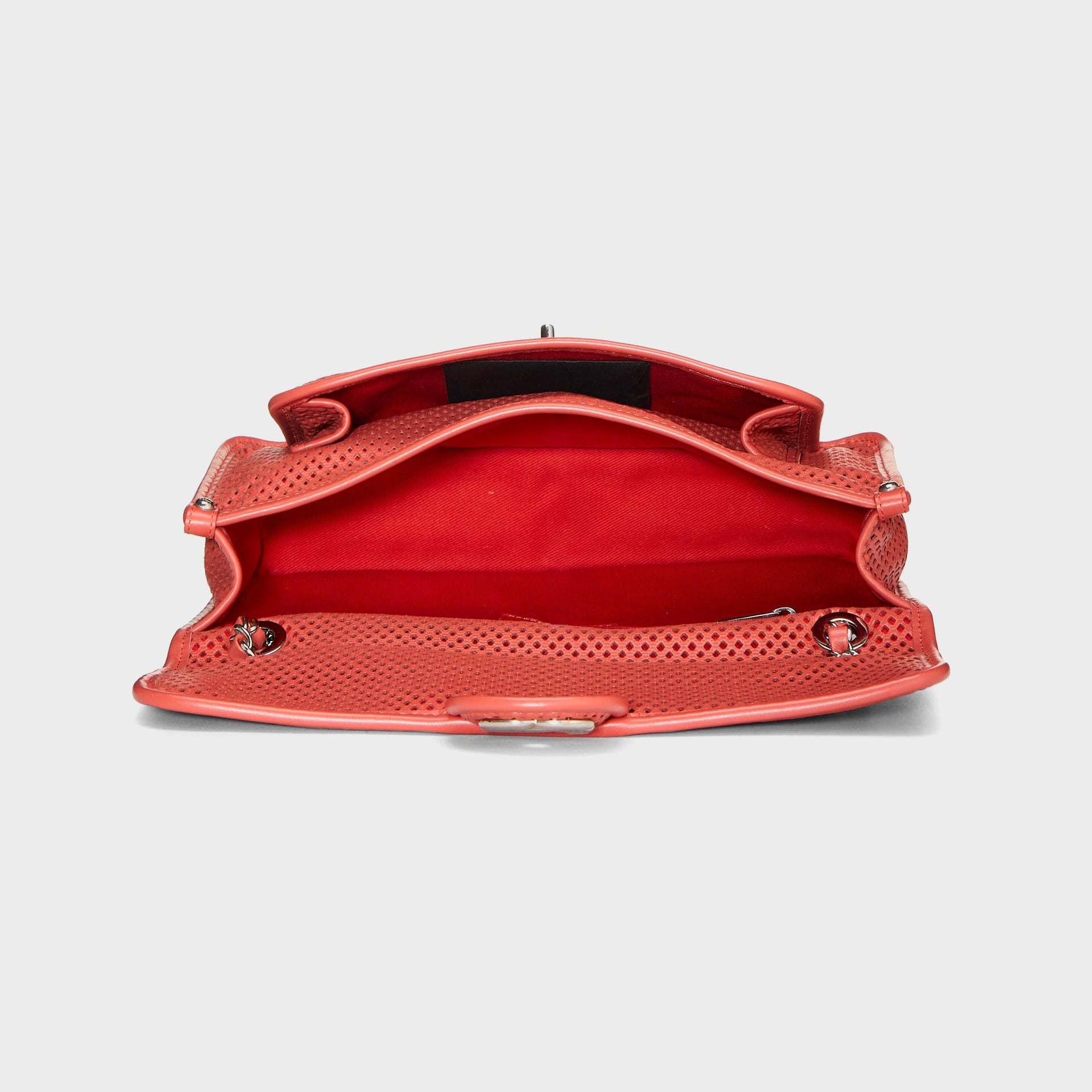 WGACA Chanel Perforated Up In The Air Bag Medium - Red