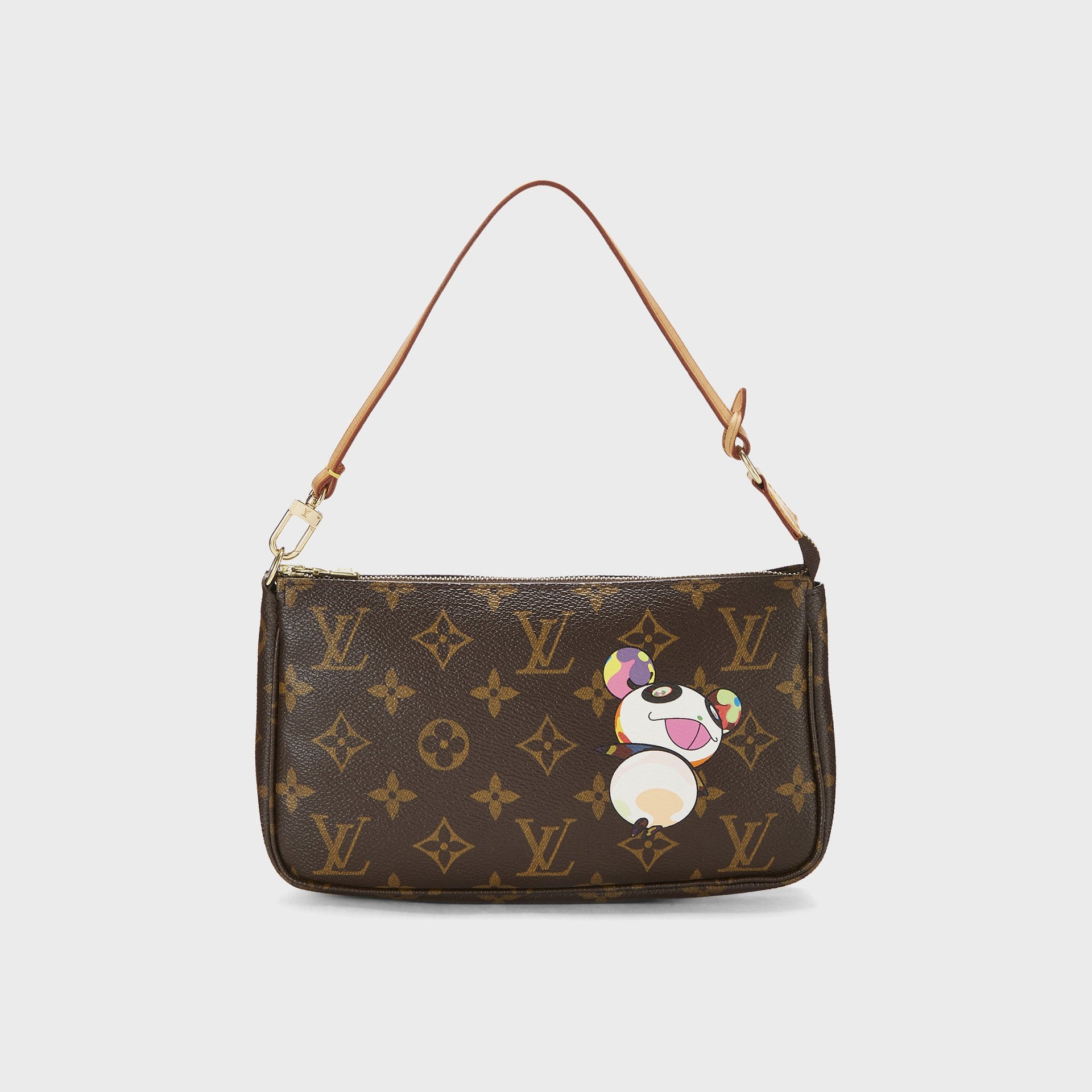 WGACA Louis Vuitton Murakami Panda Pochette V2 - Brown