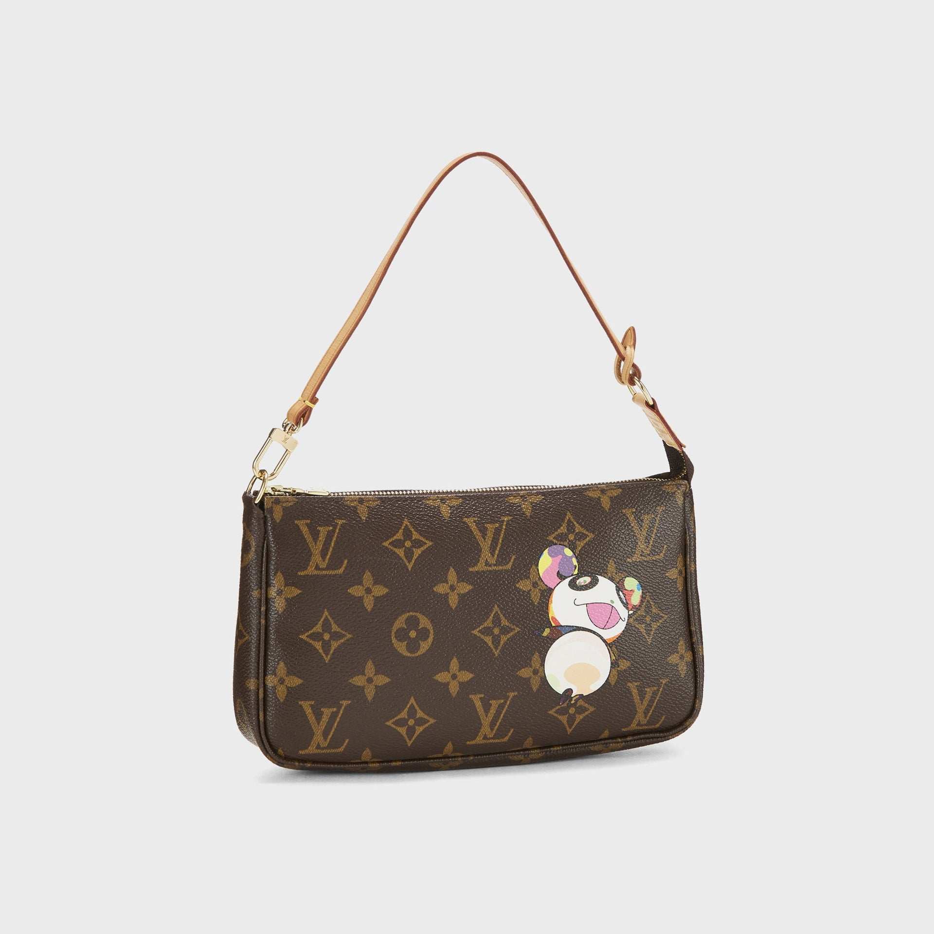WGACA Louis Vuitton Murakami Panda Pochette V2 - Brown