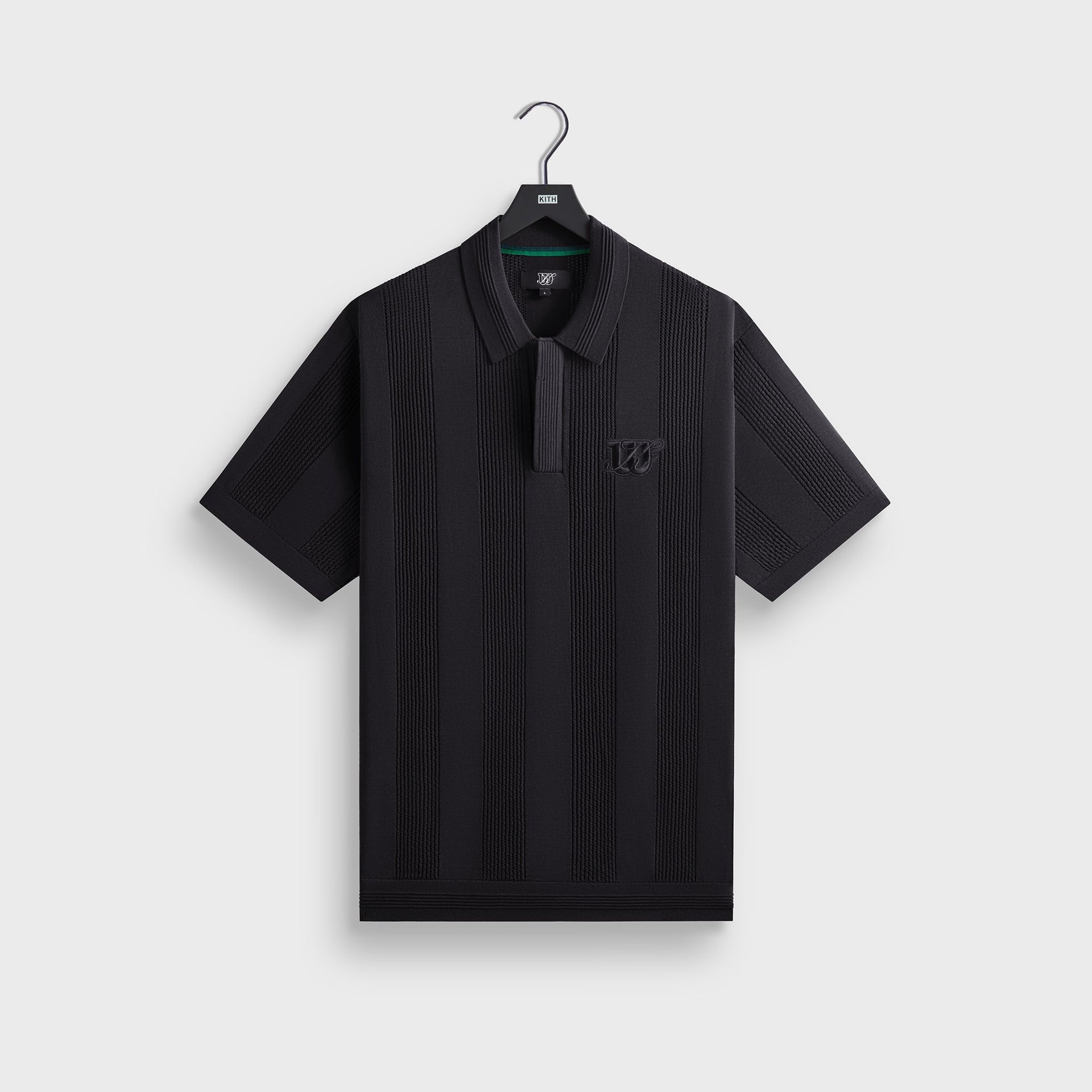 Kith for Wilson Crochet Polo - Black