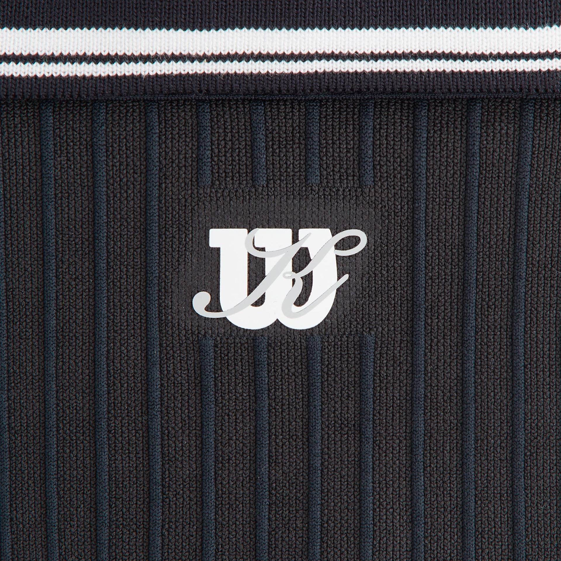 Kith Women for Wilson Classic Cropped Polo - Black