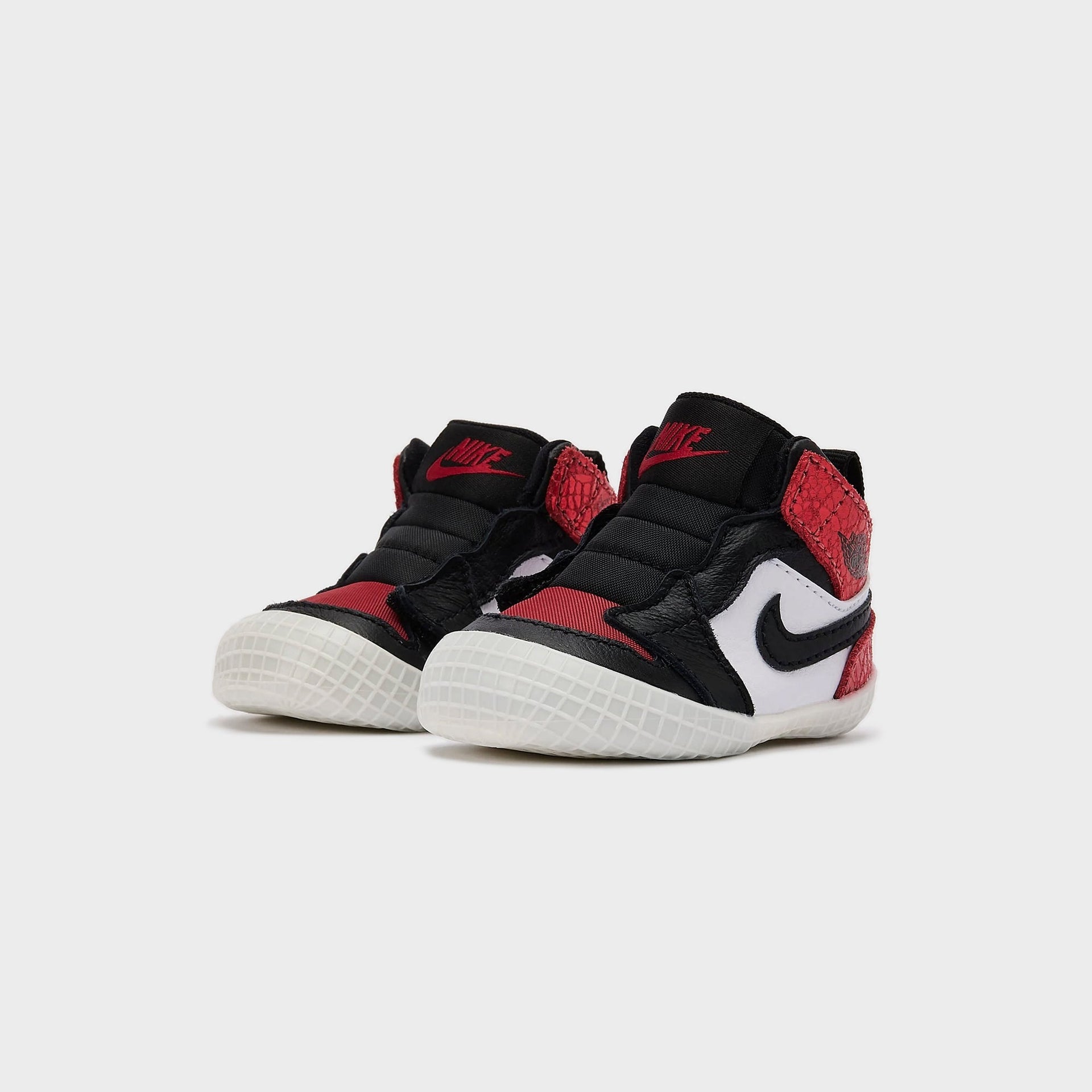 Jordan Air Jordan 1 Crib Bootie - Red / Black / White