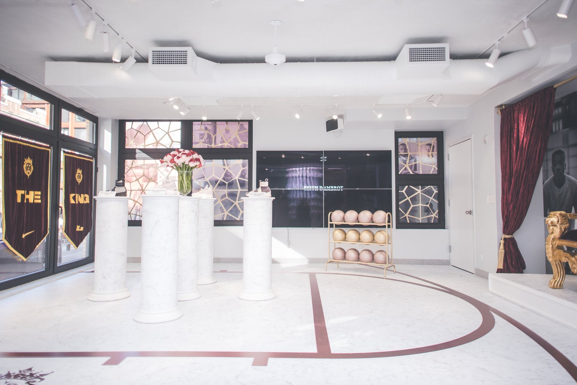 Kith x Nike Long Live the King SoHo Installation