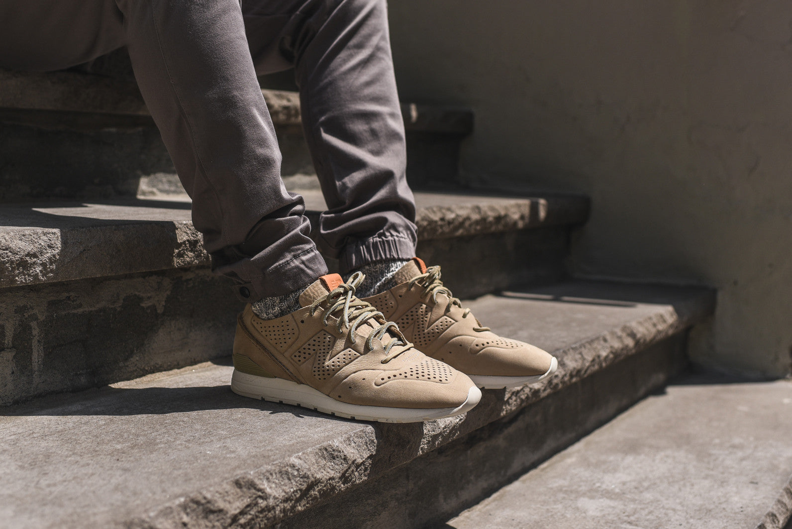Kith Exclusive: New Balance MRL696 Sand & Sage Editorial