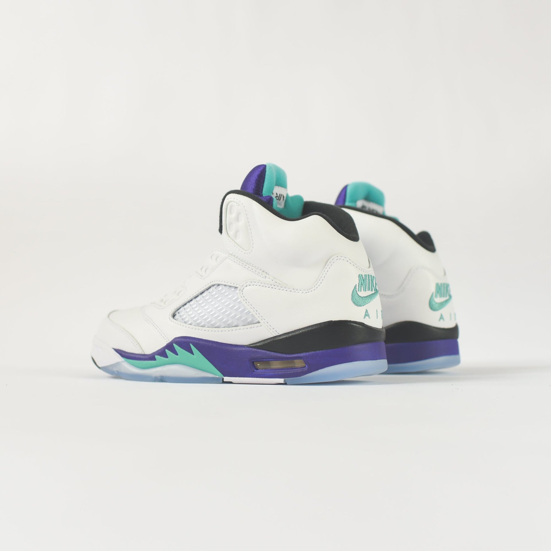 Nike Air Jordan 5 Retro NRG - White / New Emerald / Grape Ice