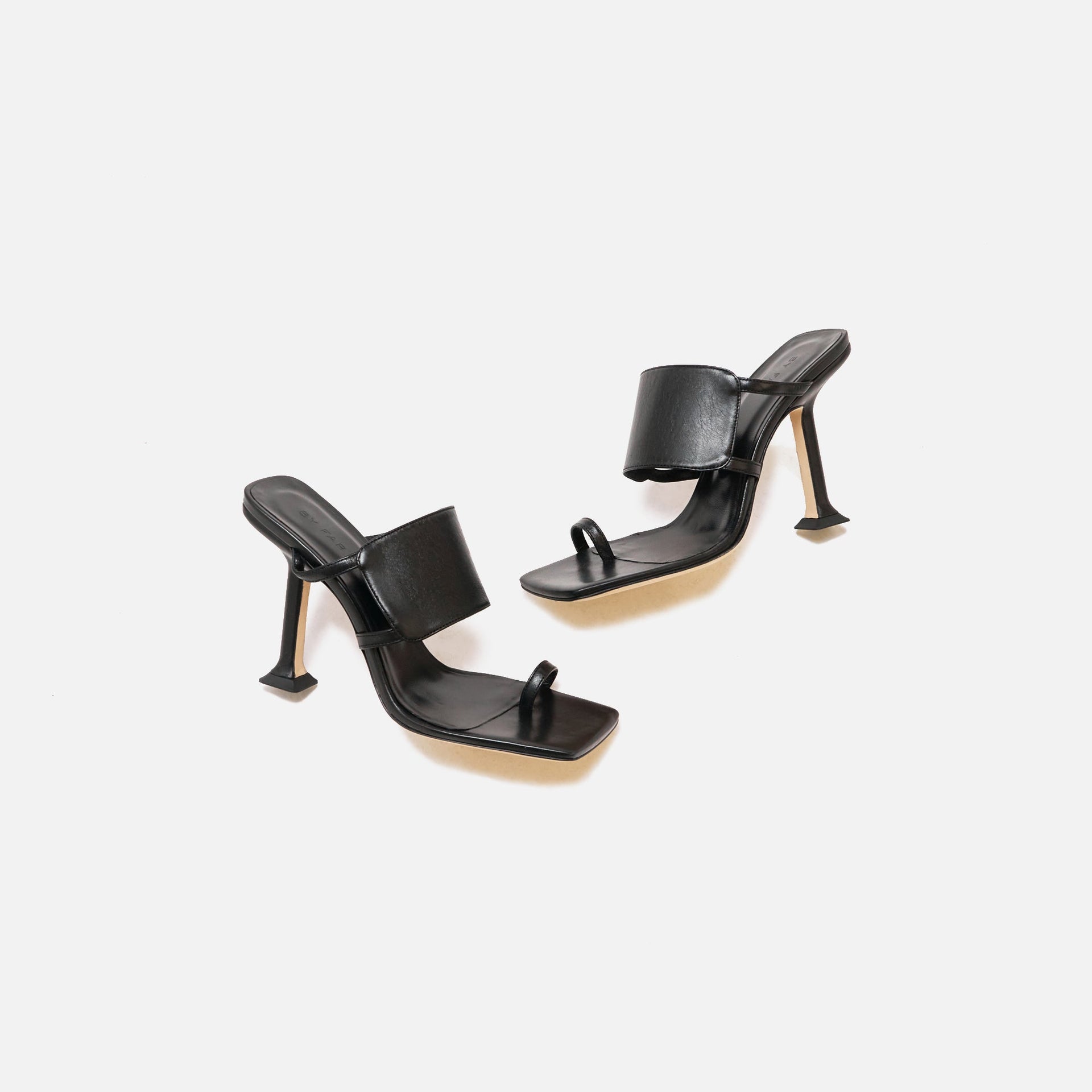 By Far Gigi Heel - Black Gloss