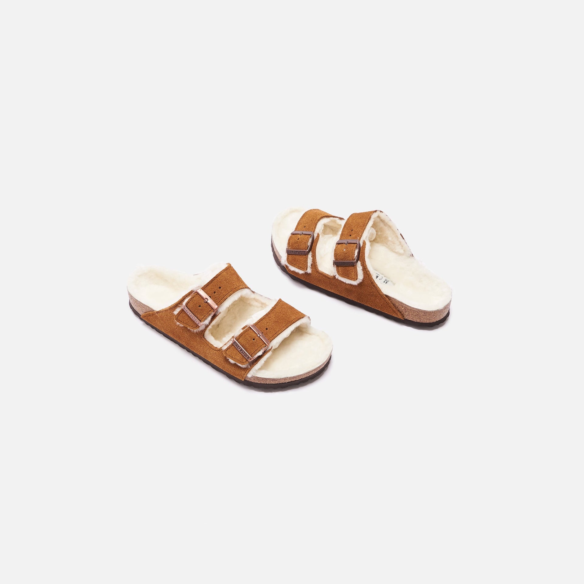 Birkenstock Arizona Shearling - Mink / Natural