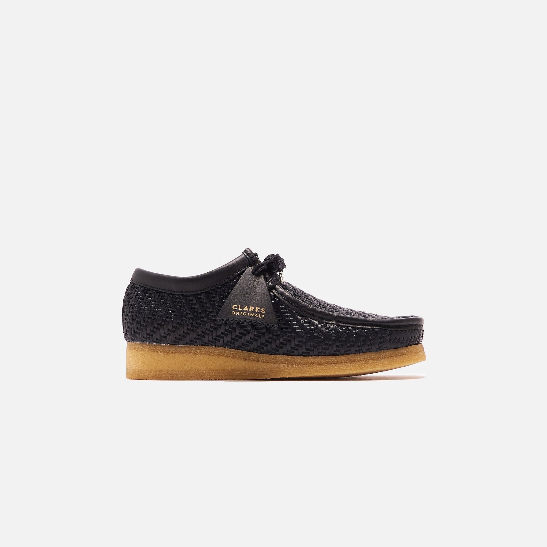 Clarks Wallabee - Black Raffia