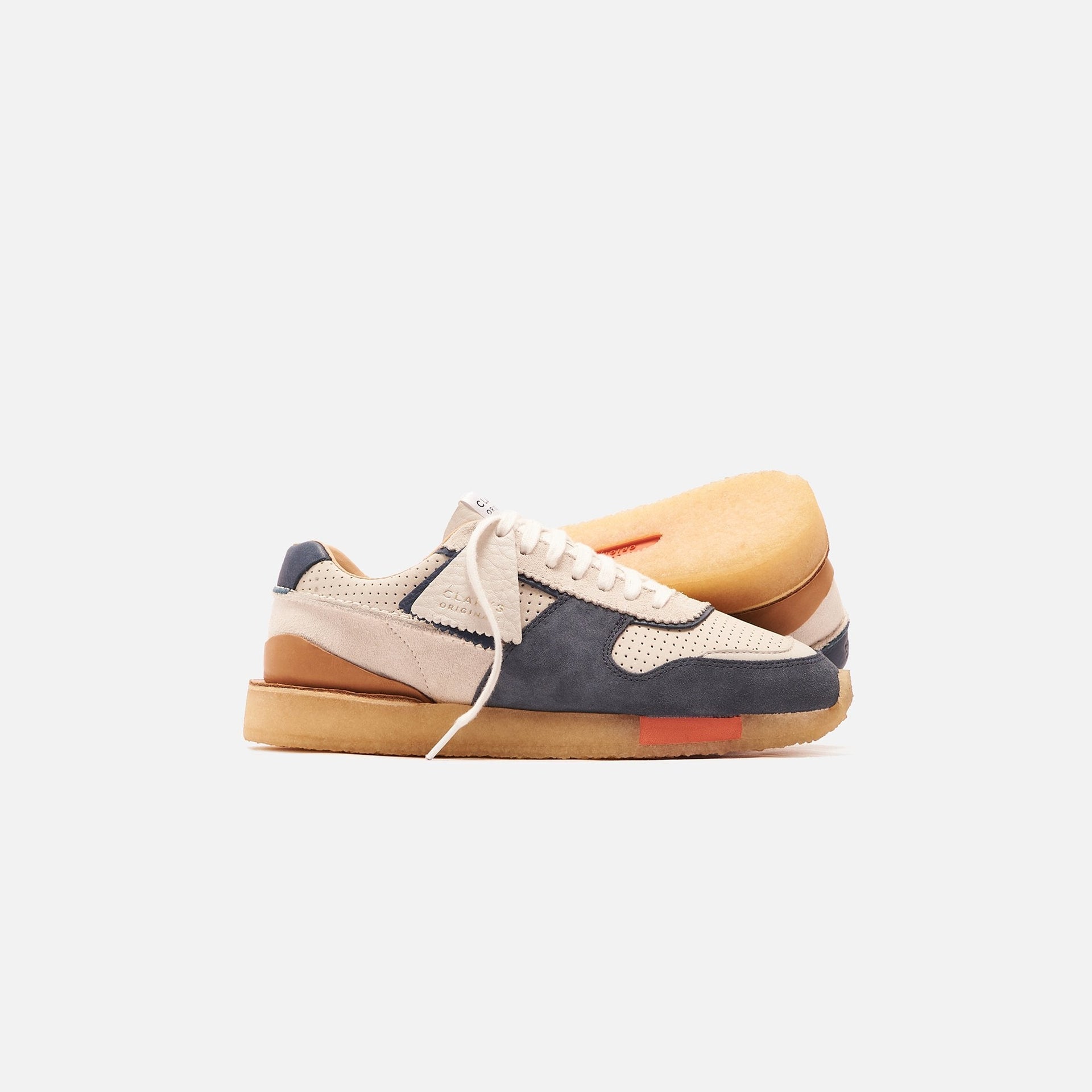 Clarks Tor Run - White / Blue