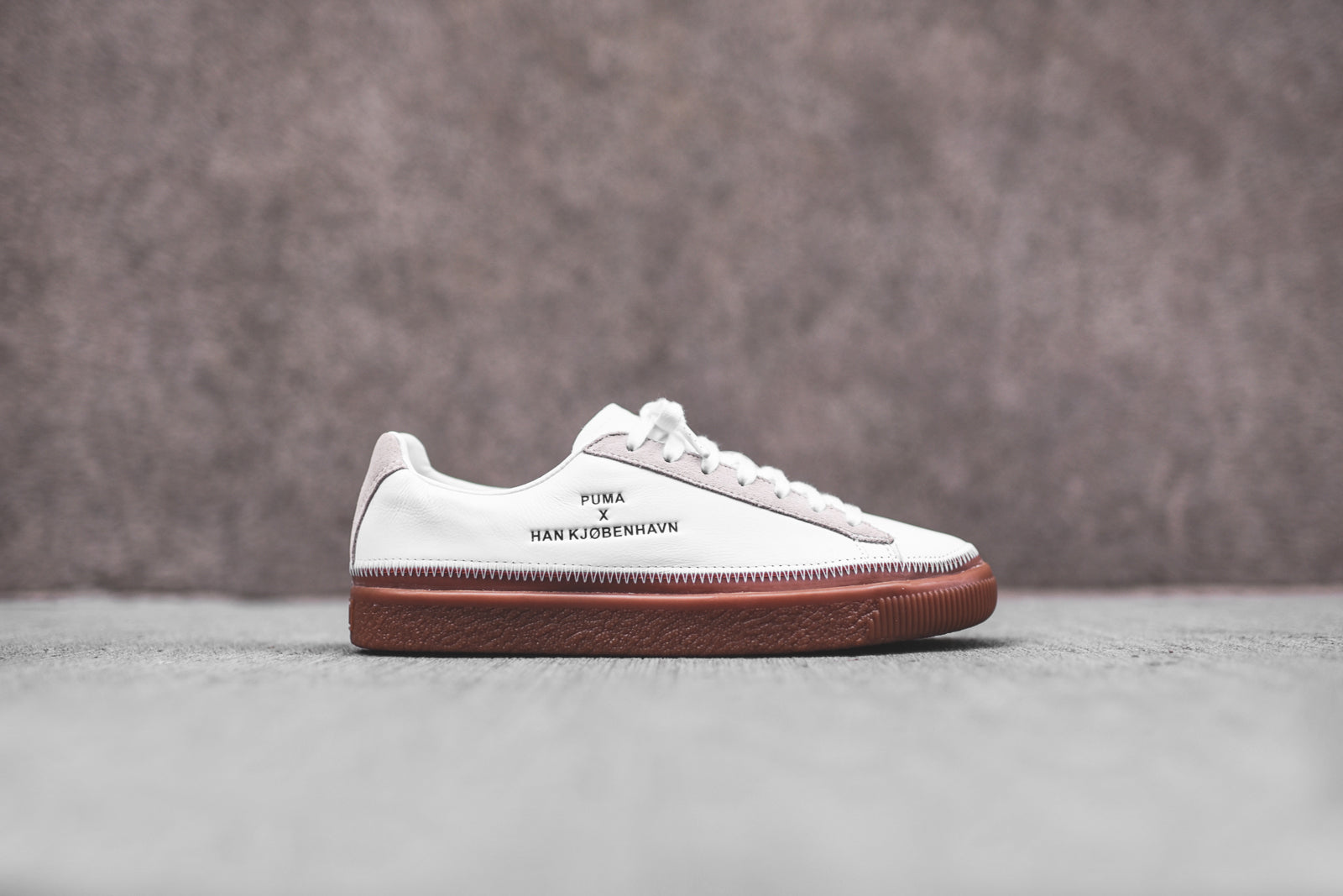 Puma x Han Kjøbenhavn Clyde Basket Stitched - White / Gum