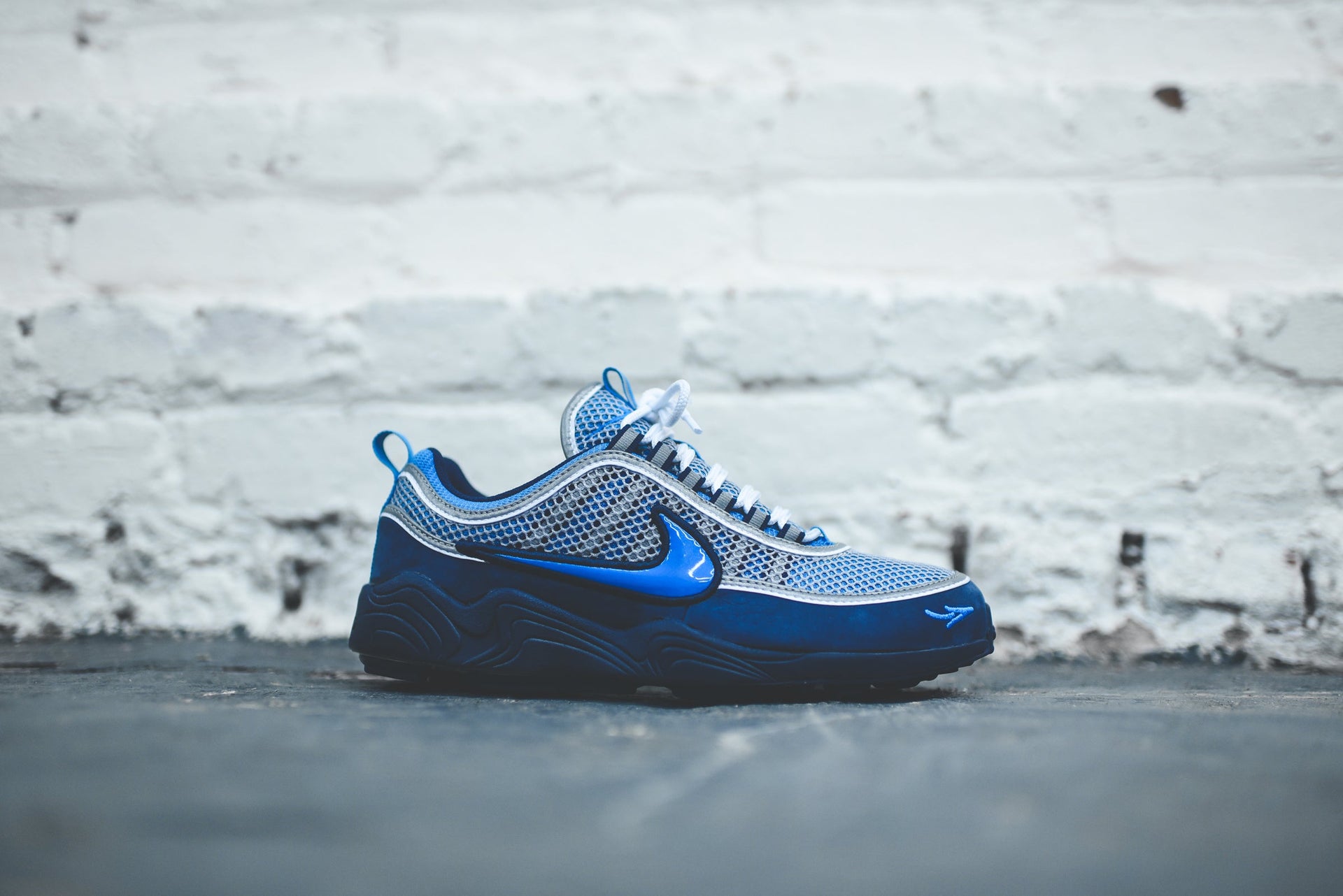 Nike x Stash Air Zoom Spiridon QS - Harbor Blue / Heritage Cyan / Midnight Navy