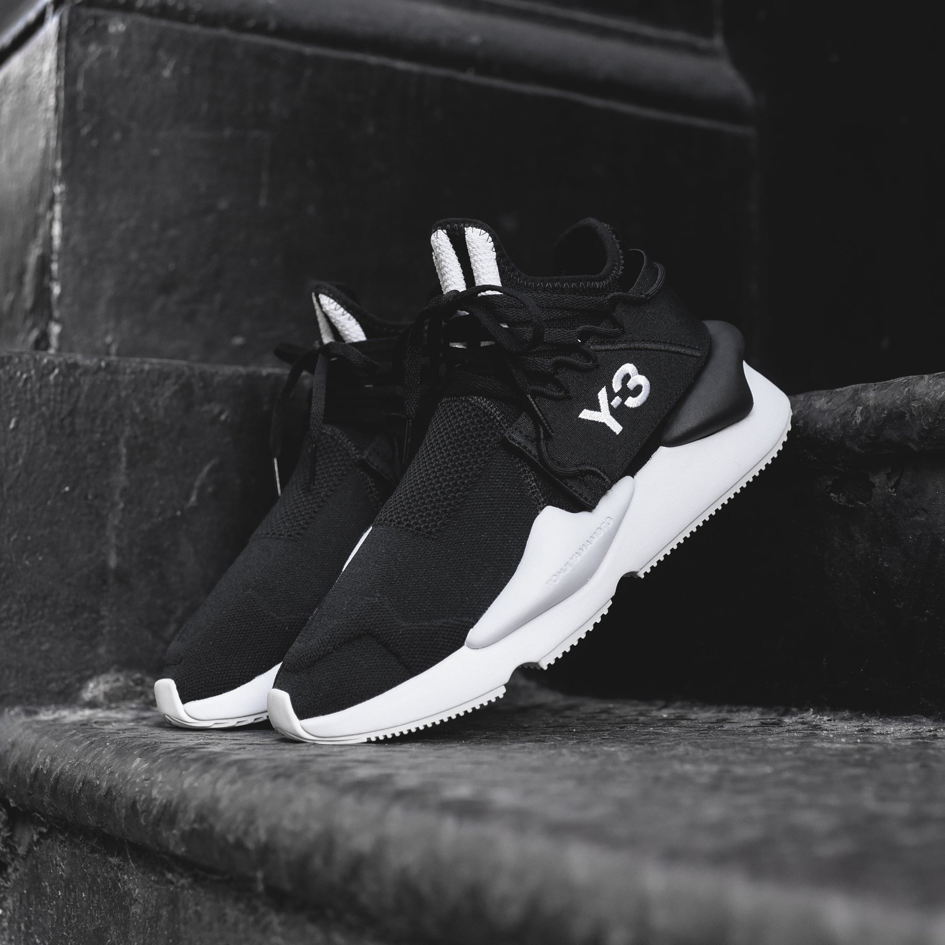 Y-3 Kaiwa Knit - Core Black / White