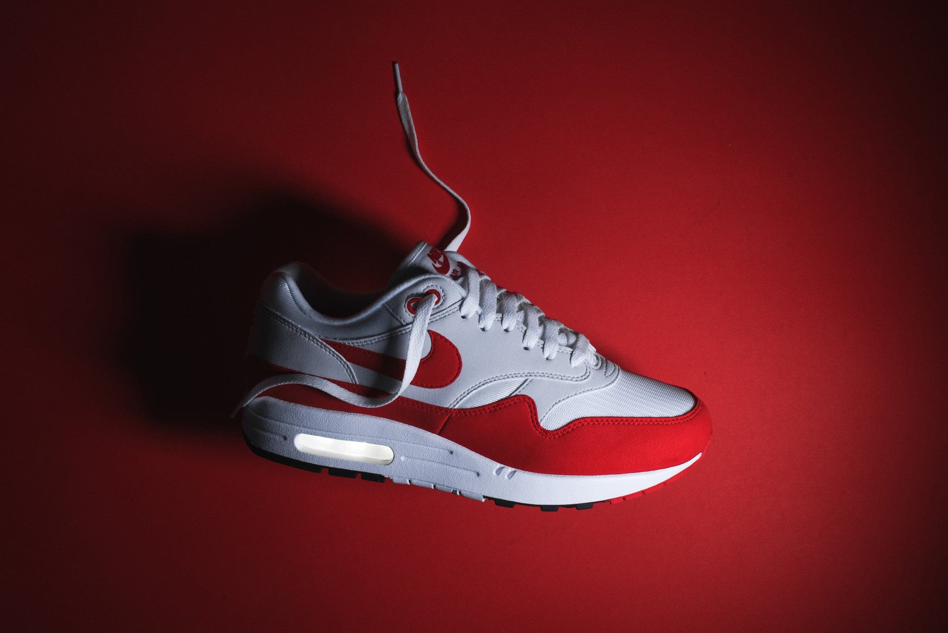 Nike Air Max 1 Anniversary QS - White / University Red