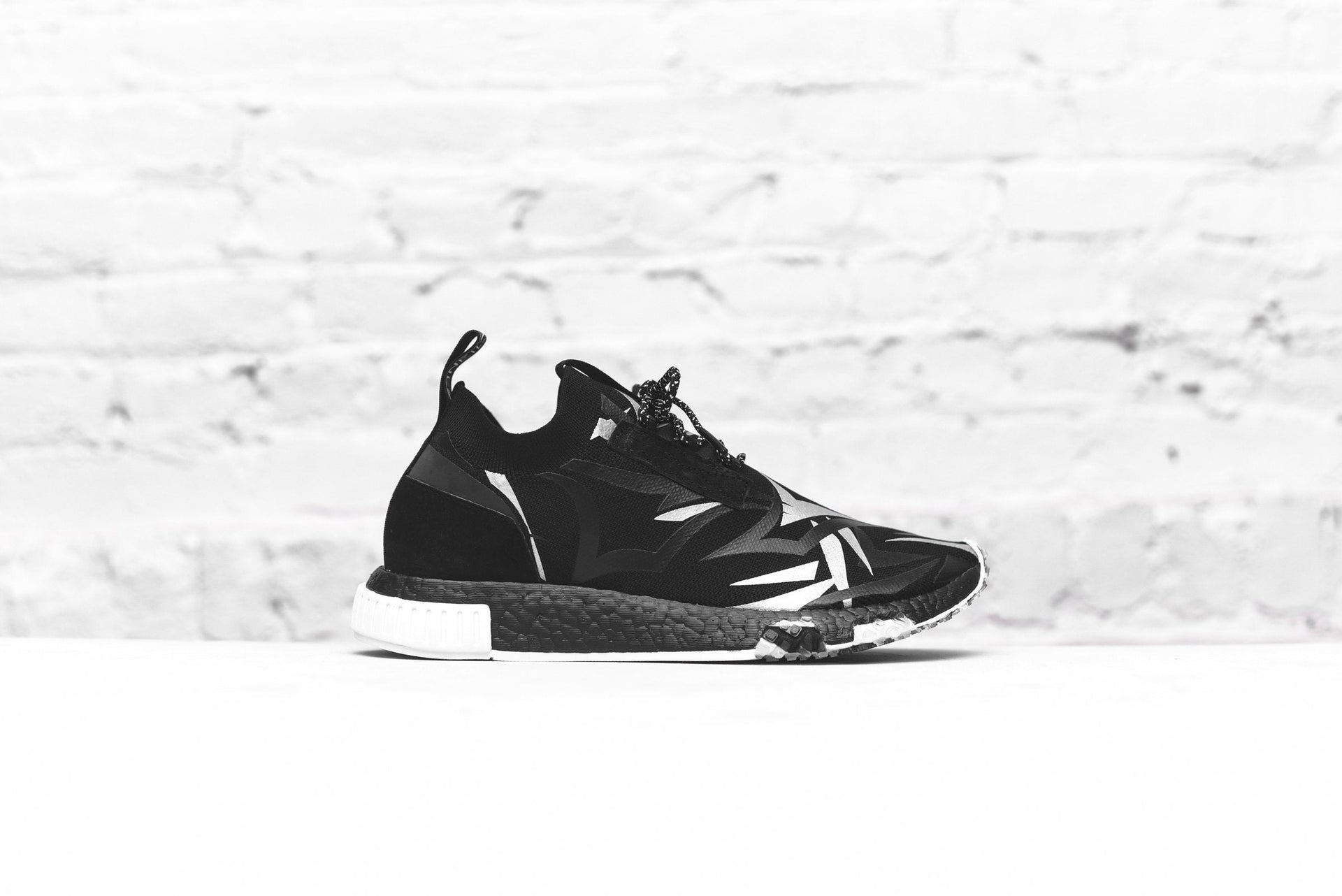 adidas Consortium x Juice NMD Racer - Black / White