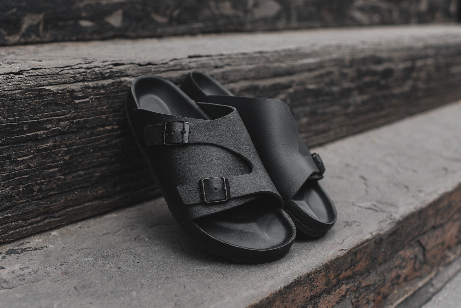 Birkenstock Zurich Exquisite Premium - Blackout Leather