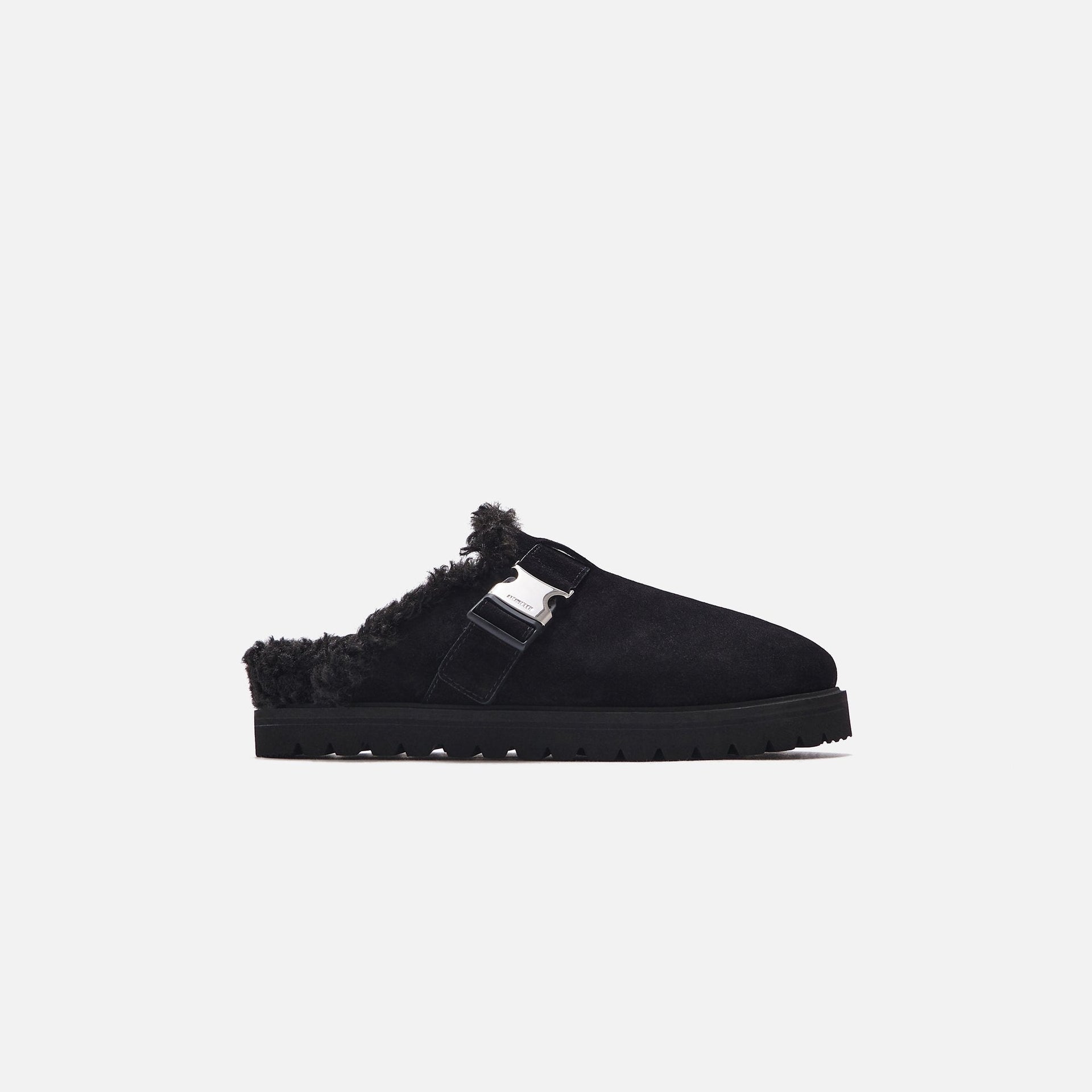 Moncler Mon Mule Slide Shoes - Black