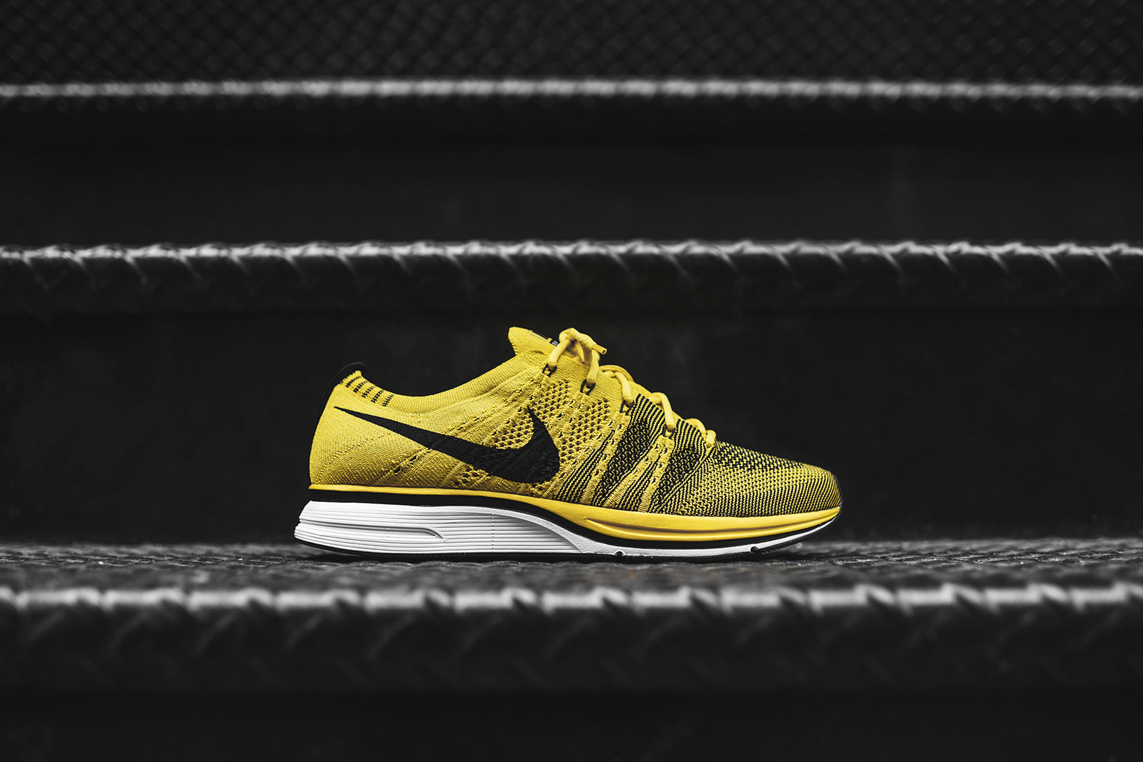 NikeLab Flyknit Trainer QS - Citron / Black / White