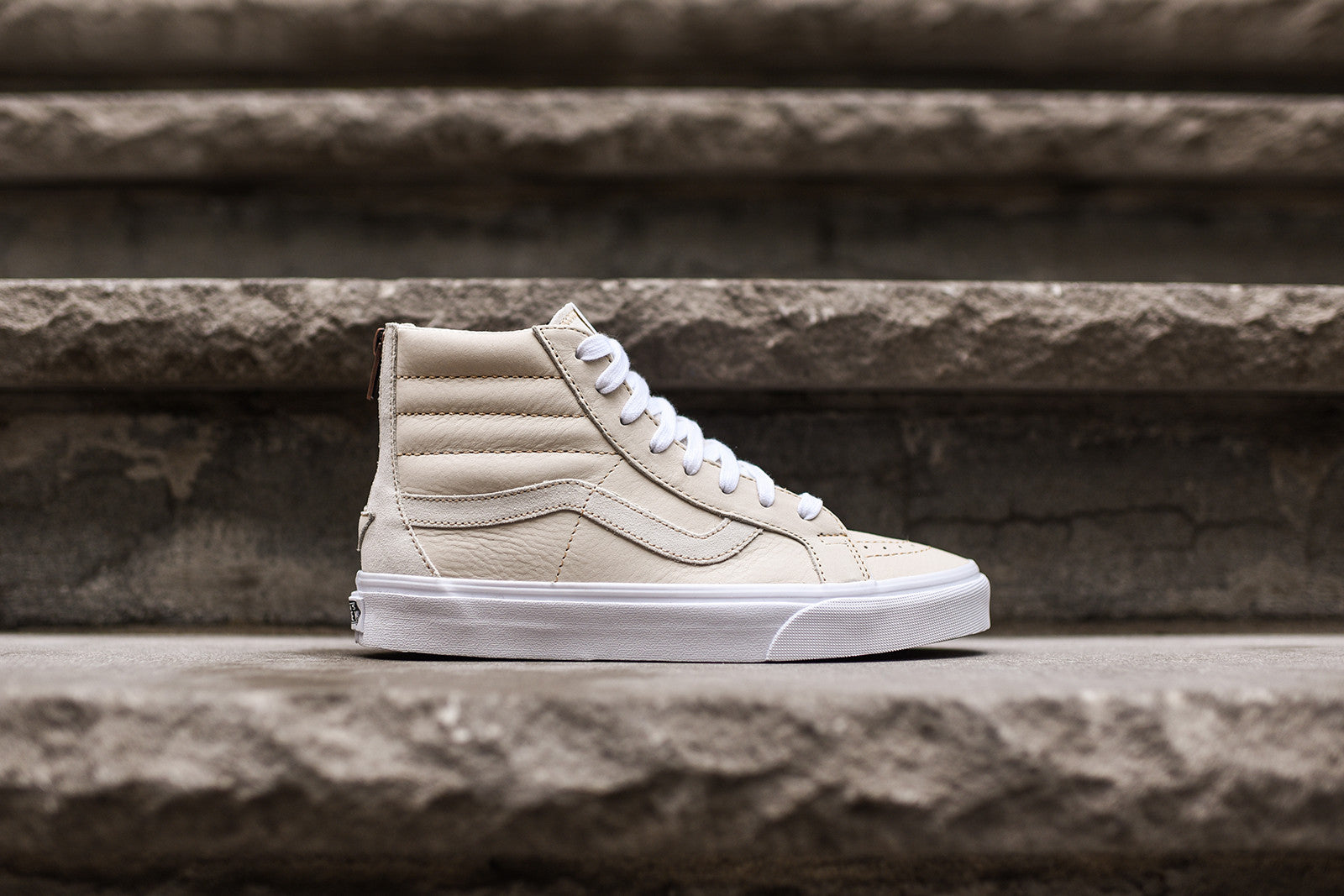 Vans Sk8-Hi Reissue Zip - Creme