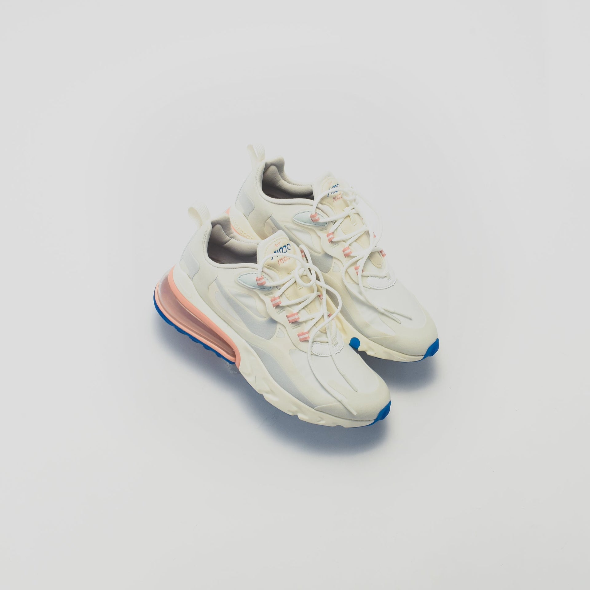 Nike Air Max 270 React - Summit White / Ghost Aqua / Phantom