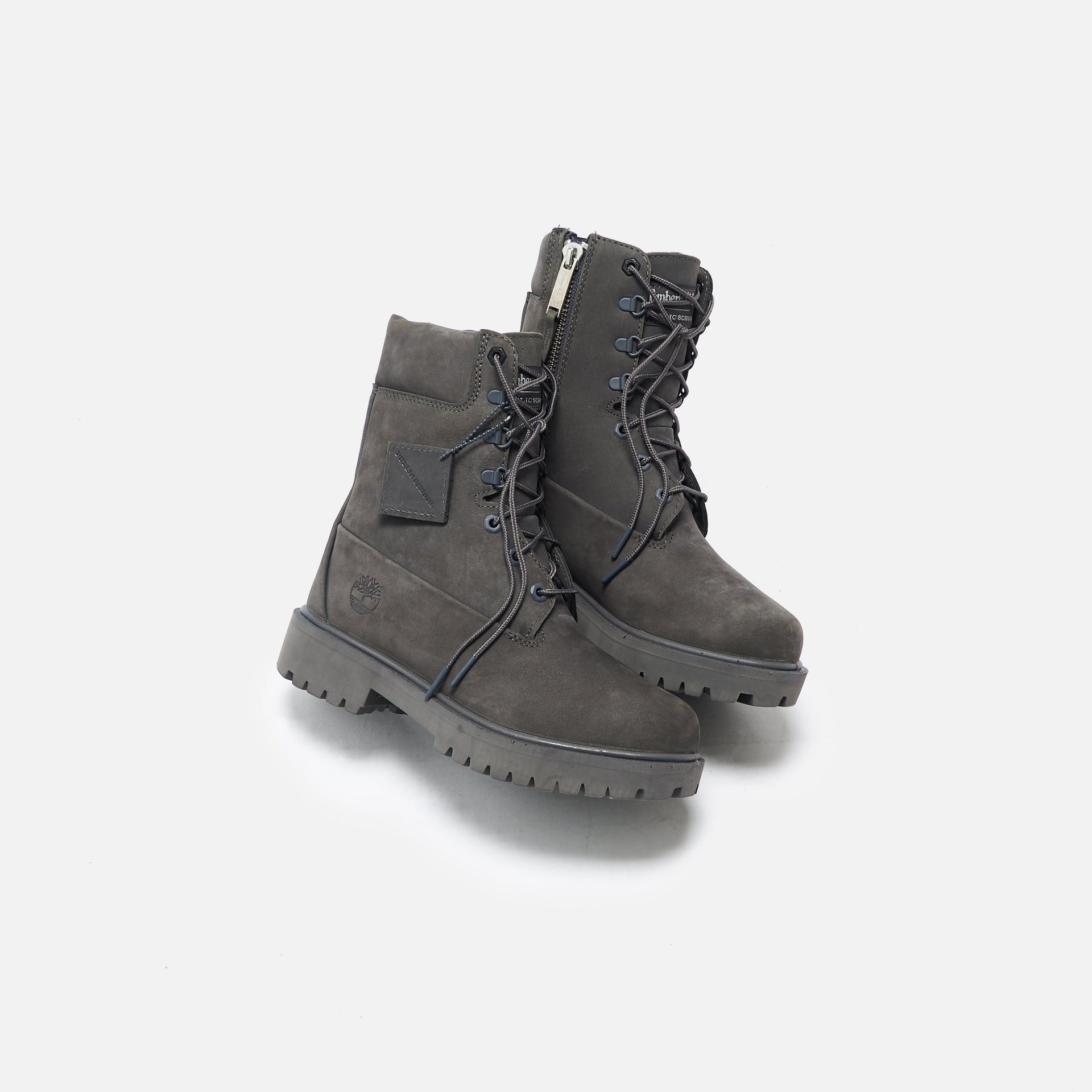 Timberland x Public School 8” Premium Side Zip Boot - Forged Iron