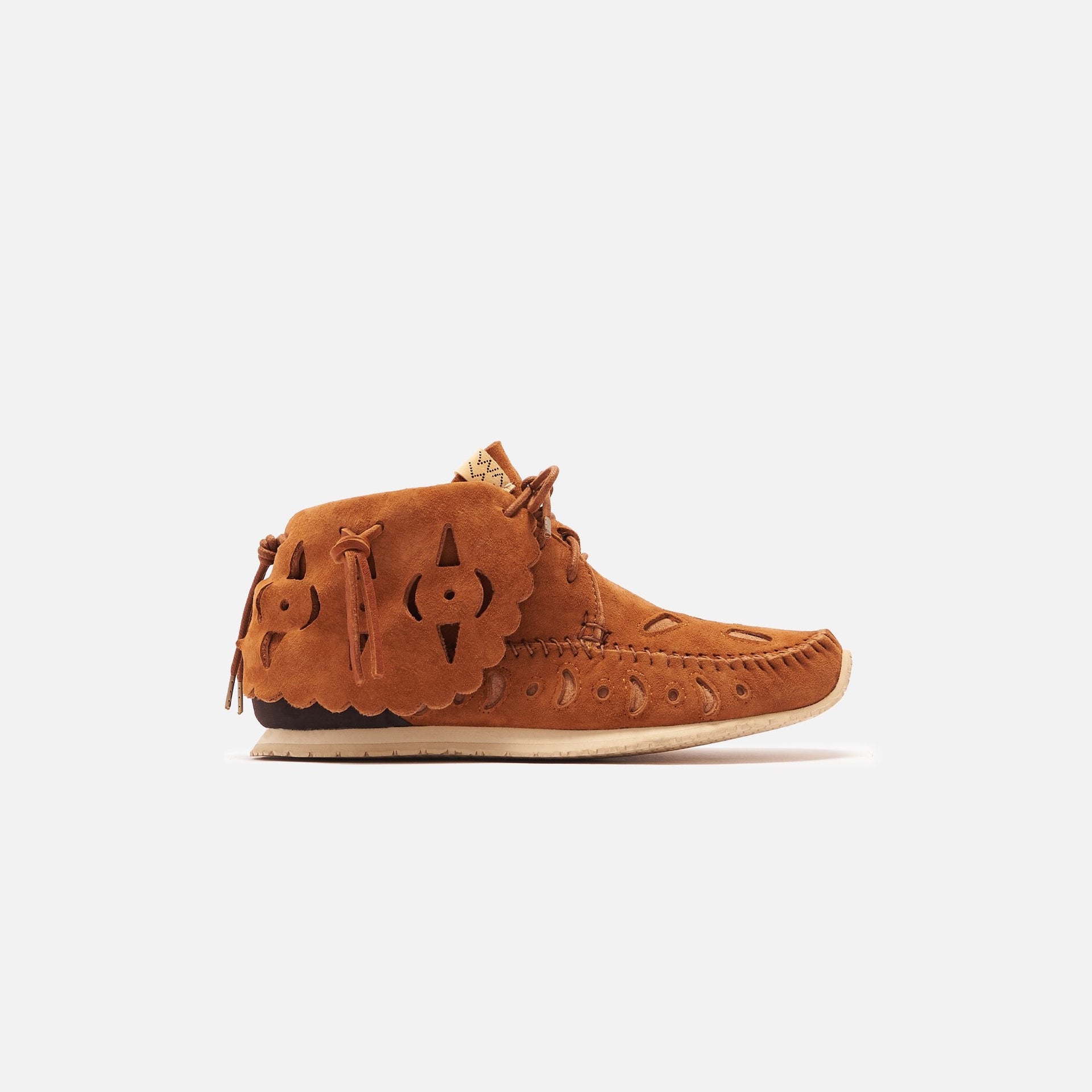 Visvim FBT Bearfoot Perf Folk - Light Brown