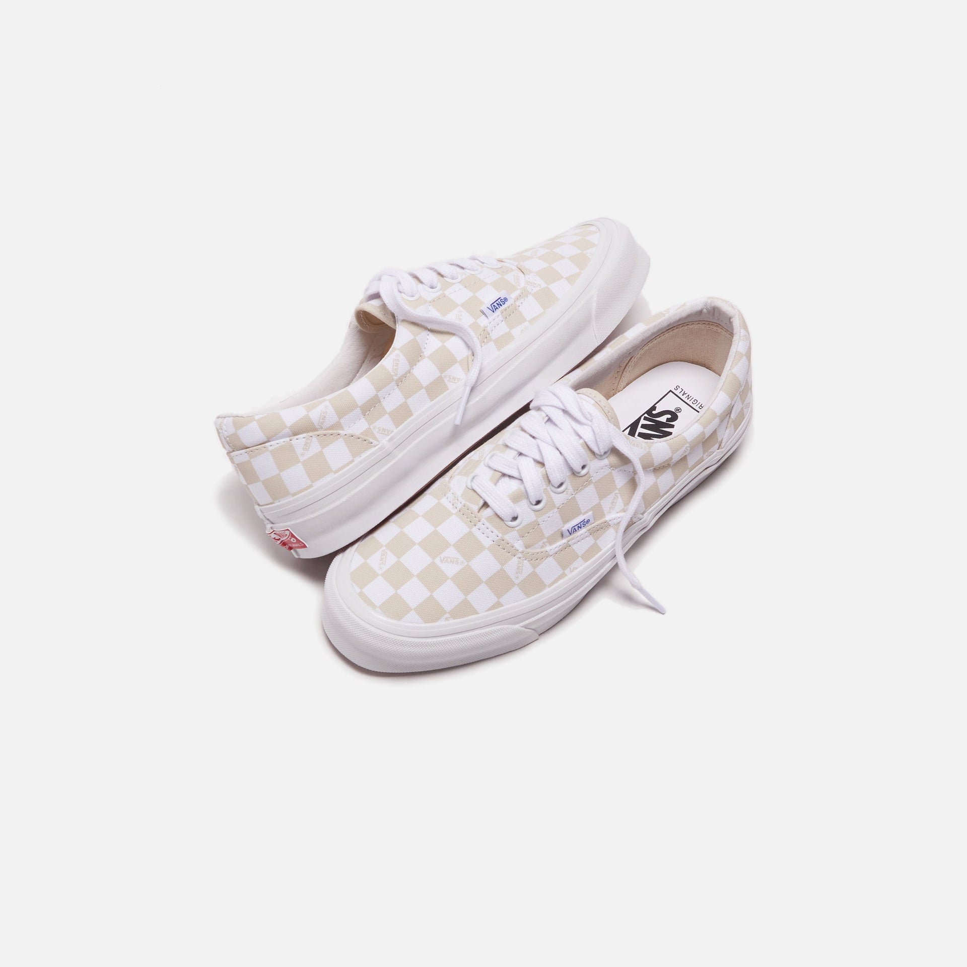 Vans U Og Era Lx Checkerboard - Logo / Turtledove